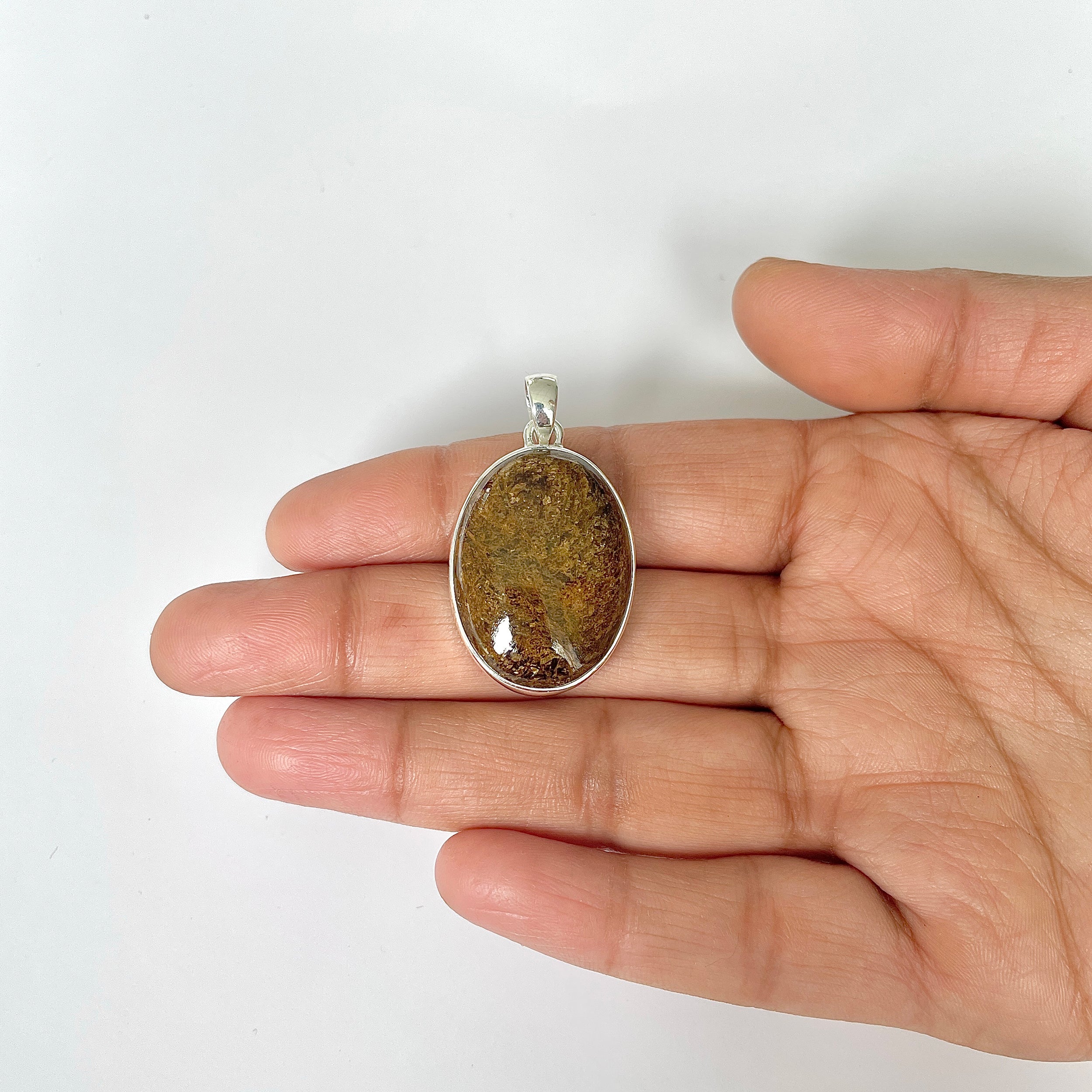 Bronzite Pendant-(BRZ-1-42)