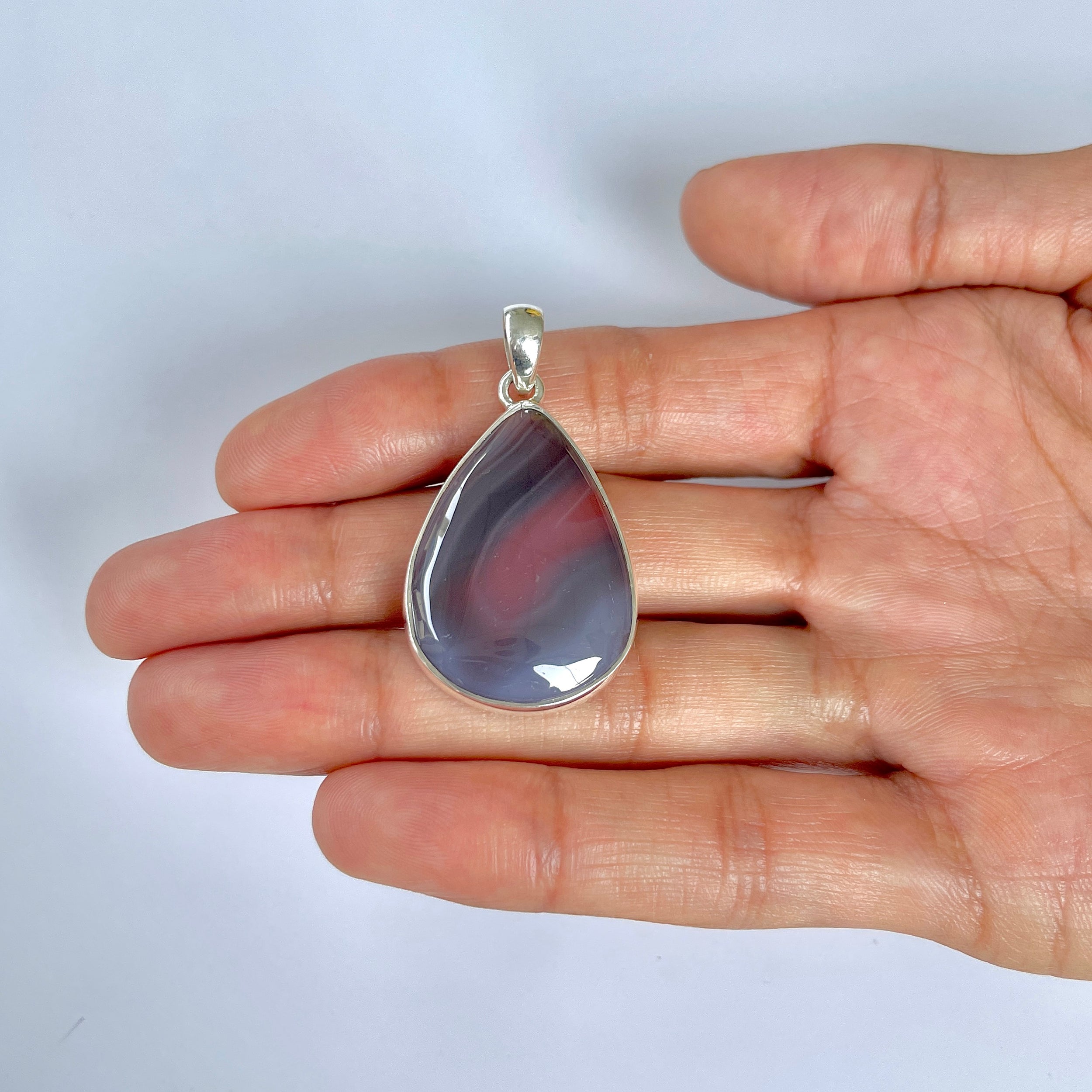 Botswana Agate Pendant-(BWA-1-36)