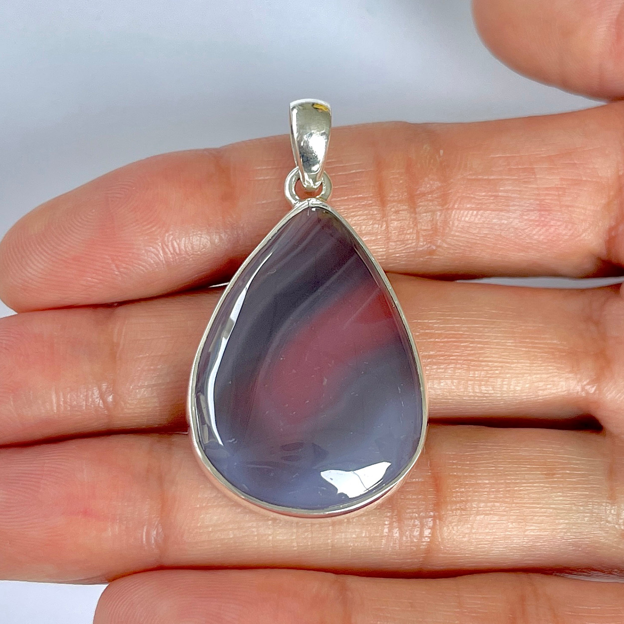 Botswana Agate Pendant-(BWA-1-36)