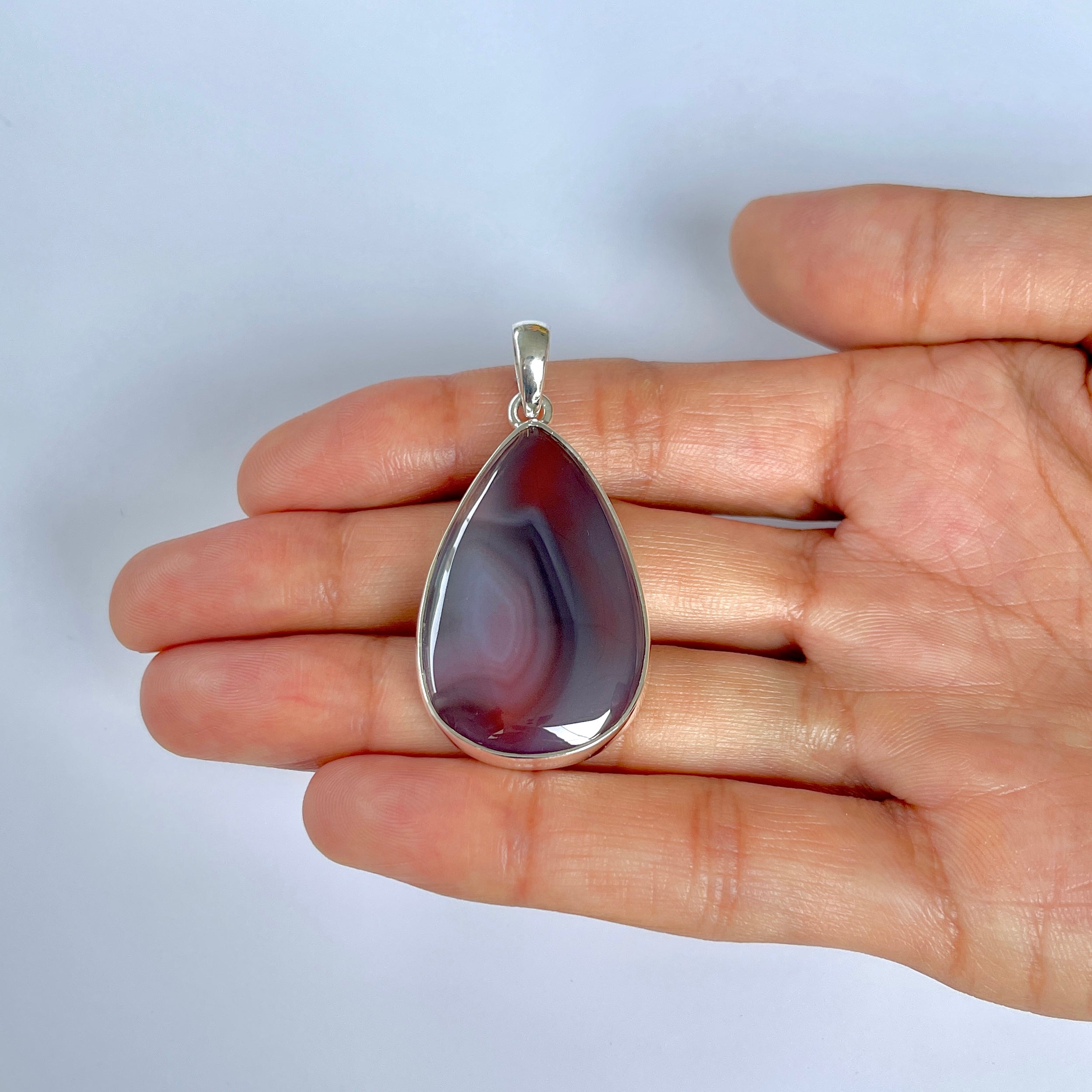 Botswana Agate Pendant-(BWA-1-39)