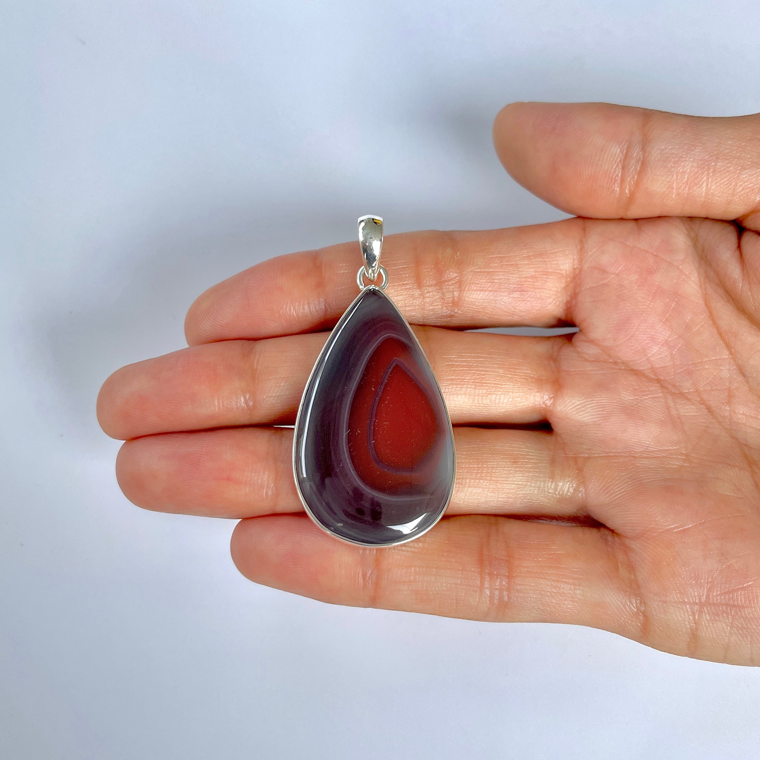 Botswana Agate Pendant-(BWA-1-42)