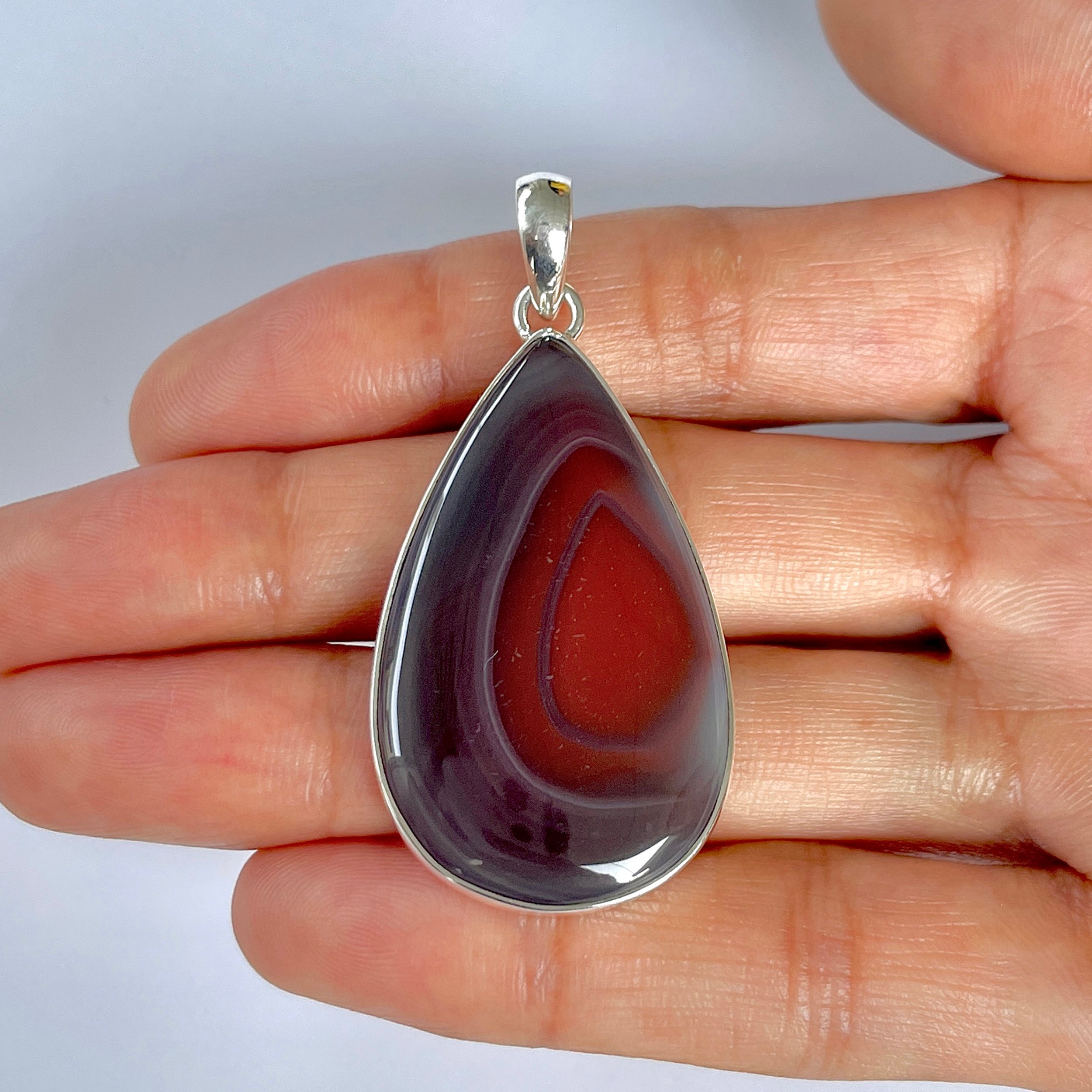 Botswana Agate Pendant-(BWA-1-42)