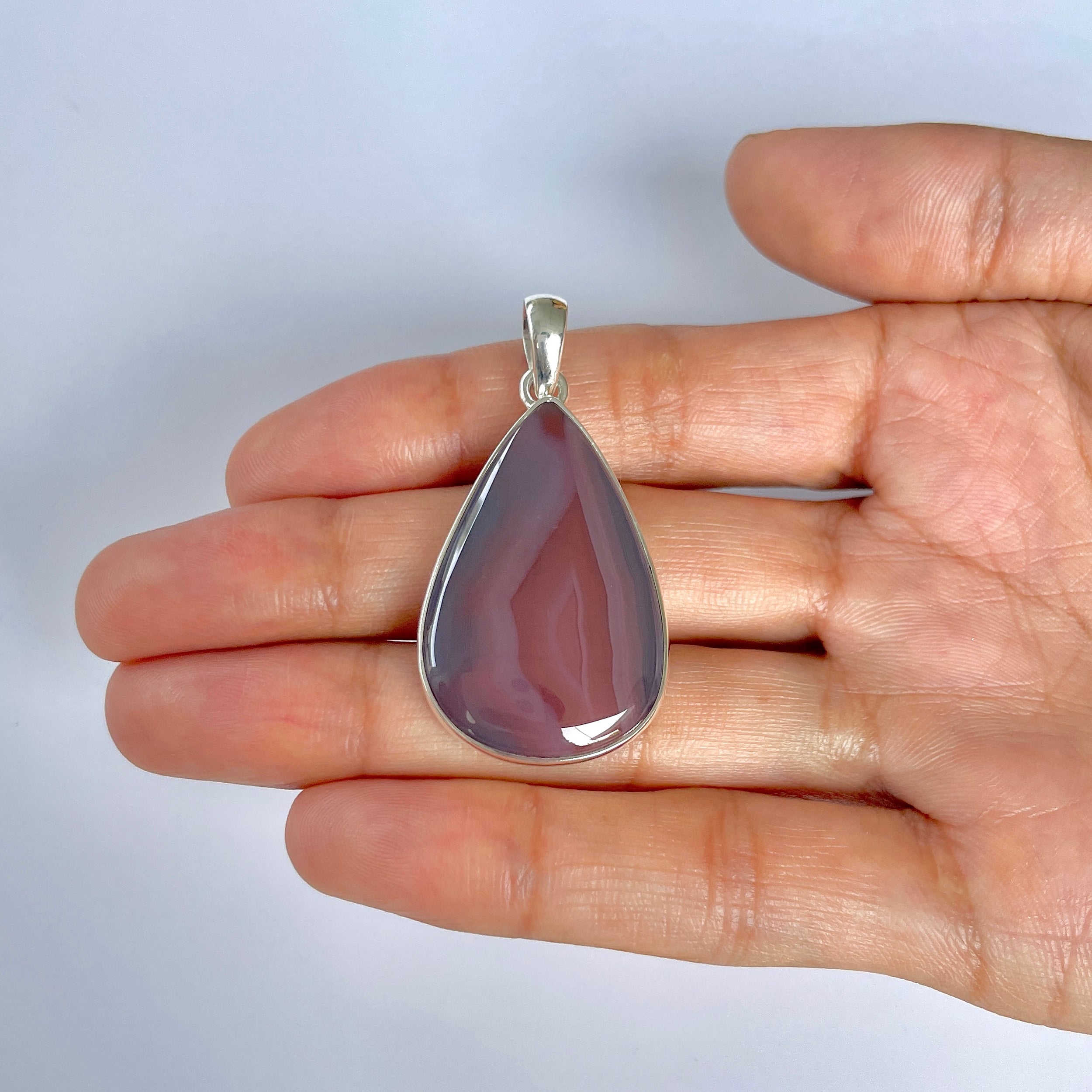 Botswana Agate Pendant-(BWA-1-46)