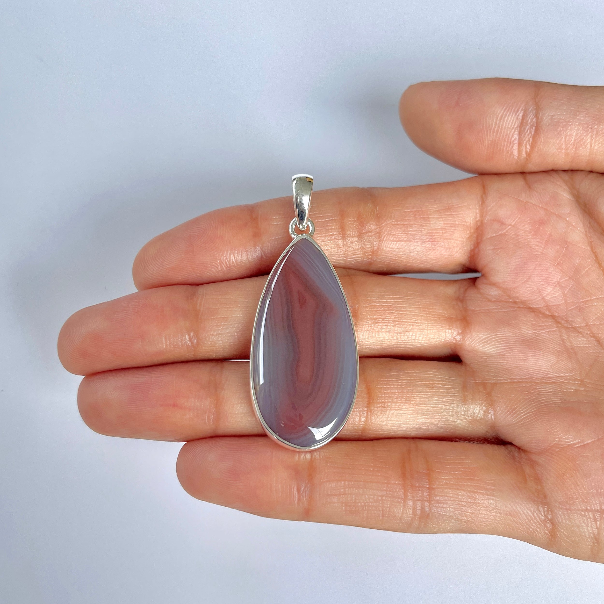 Botswana Agate Pendant-(BWA-1-48)