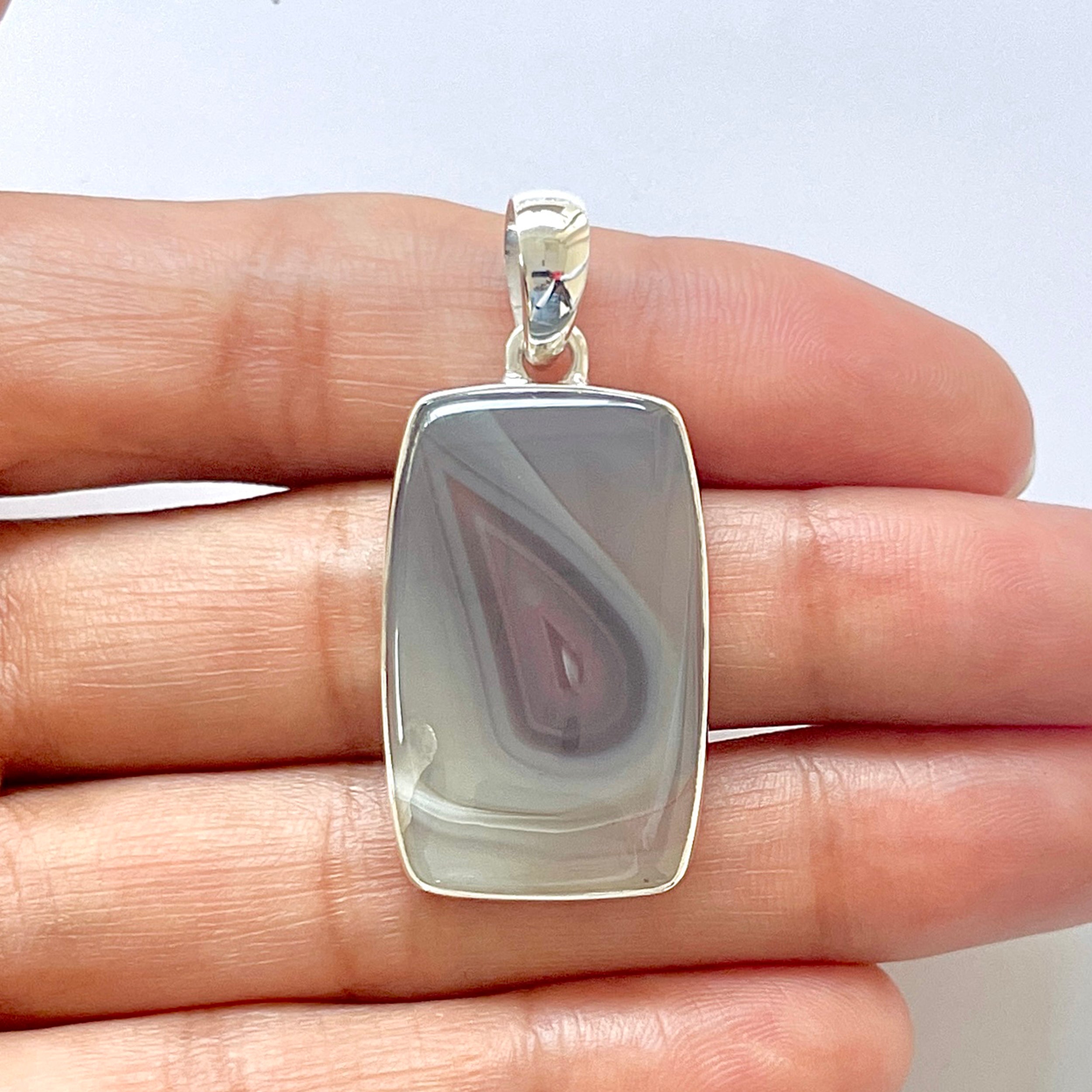 Botswana Agate Pendant-(BWA-1-6)