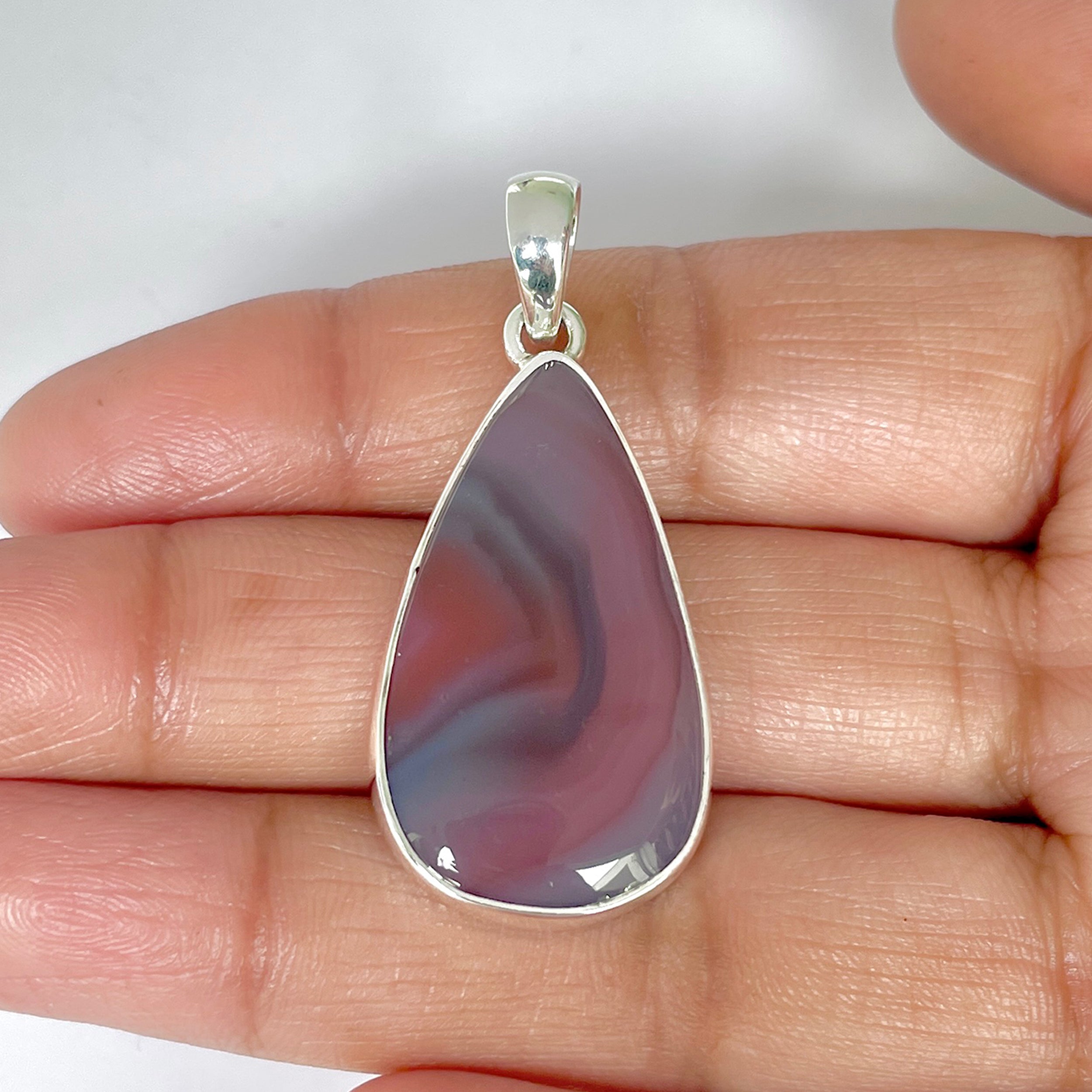 Botswana Agate Pendant-(BWA-1-62)