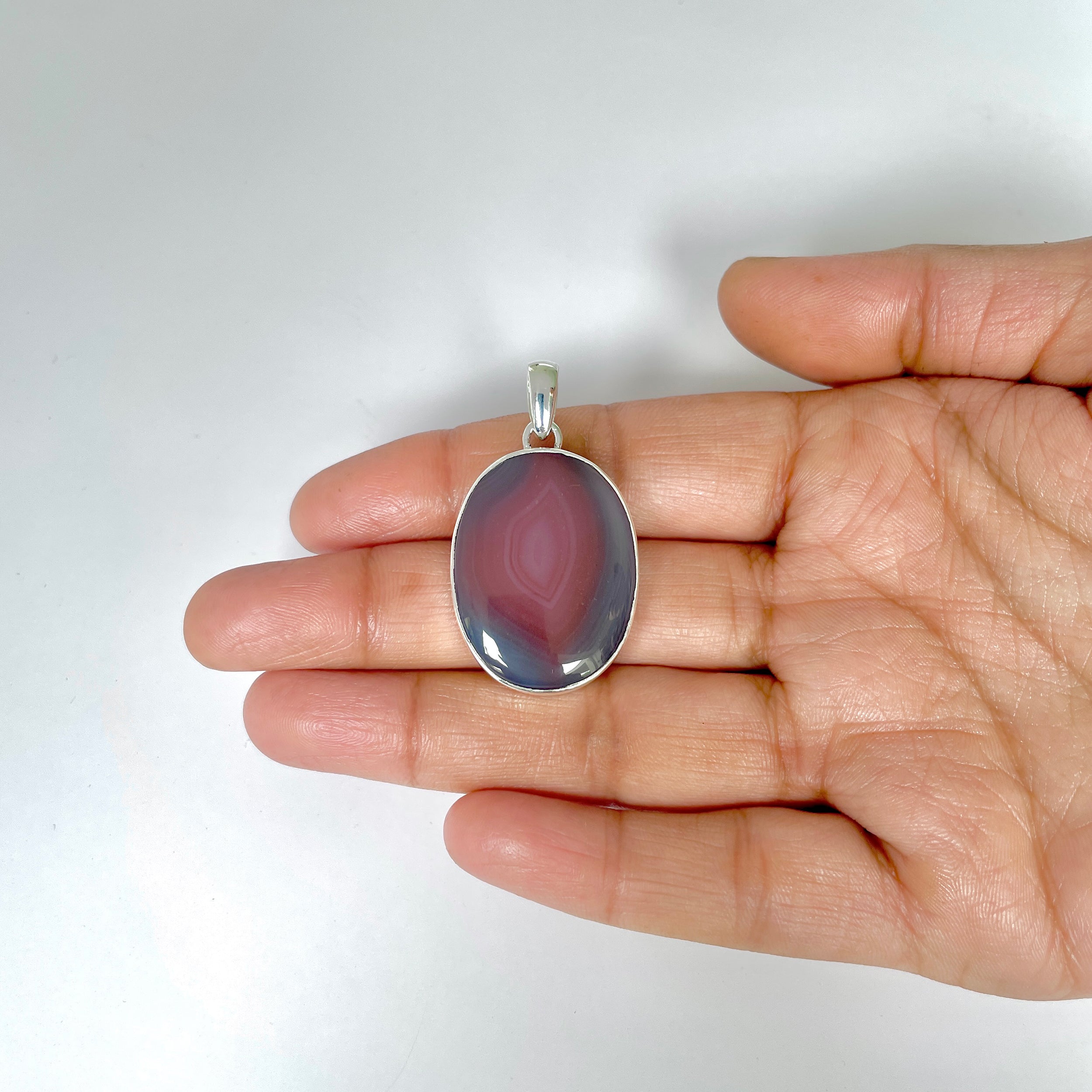 Botswana Agate Pendant-(BWA-1-63)