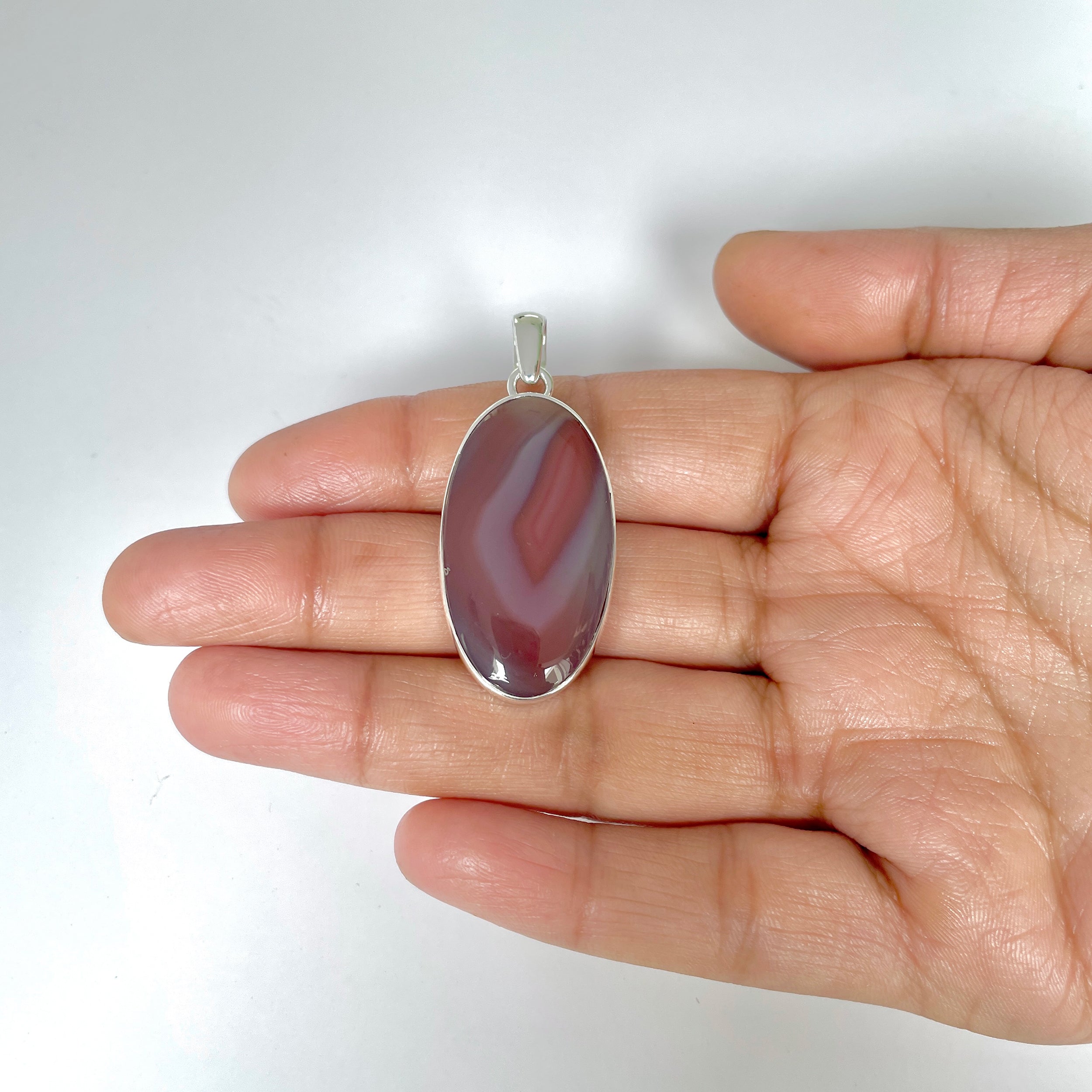 Botswana Agate Pendant-(BWA-1-68)