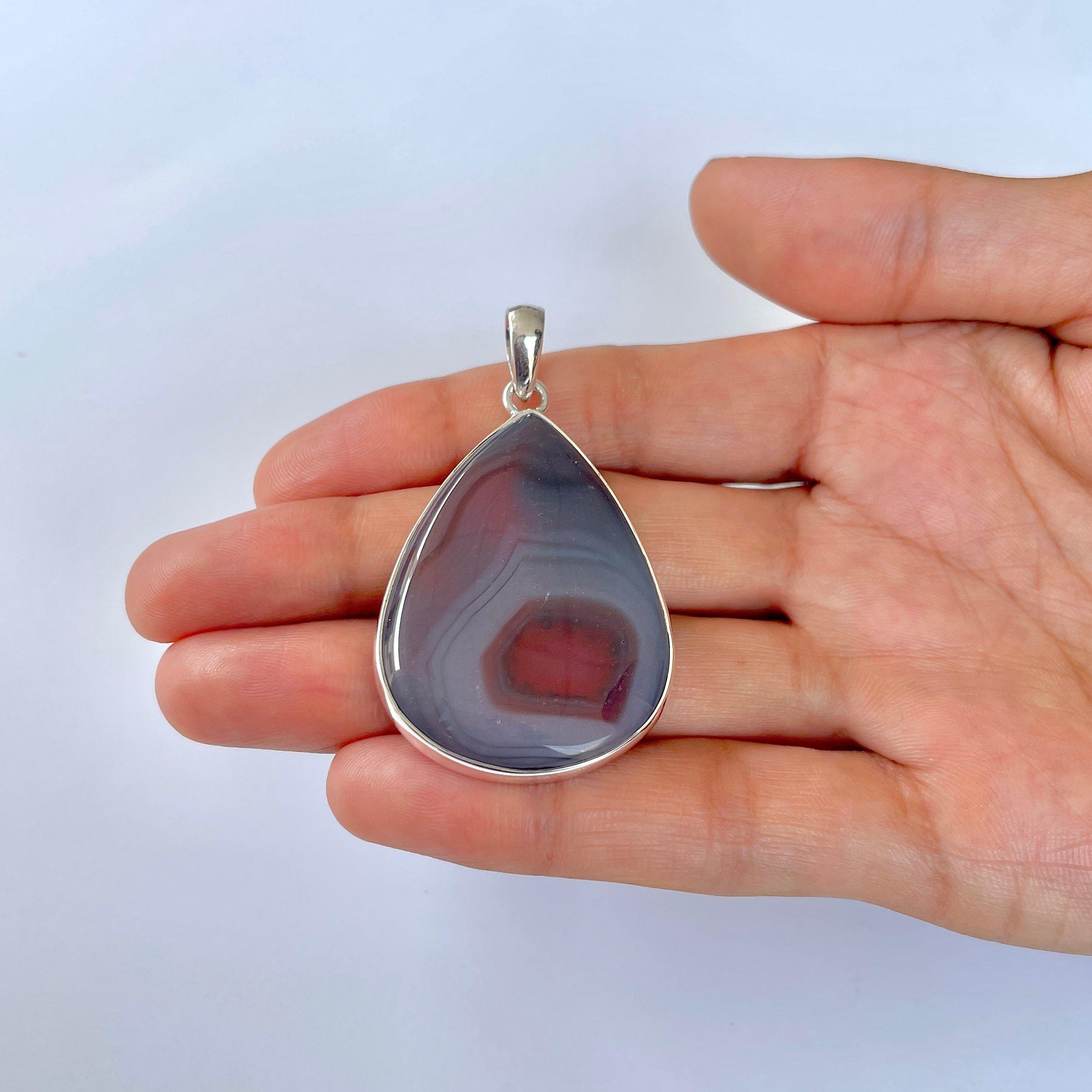 Botswana Agate Pendant-(BWA-1-70)
