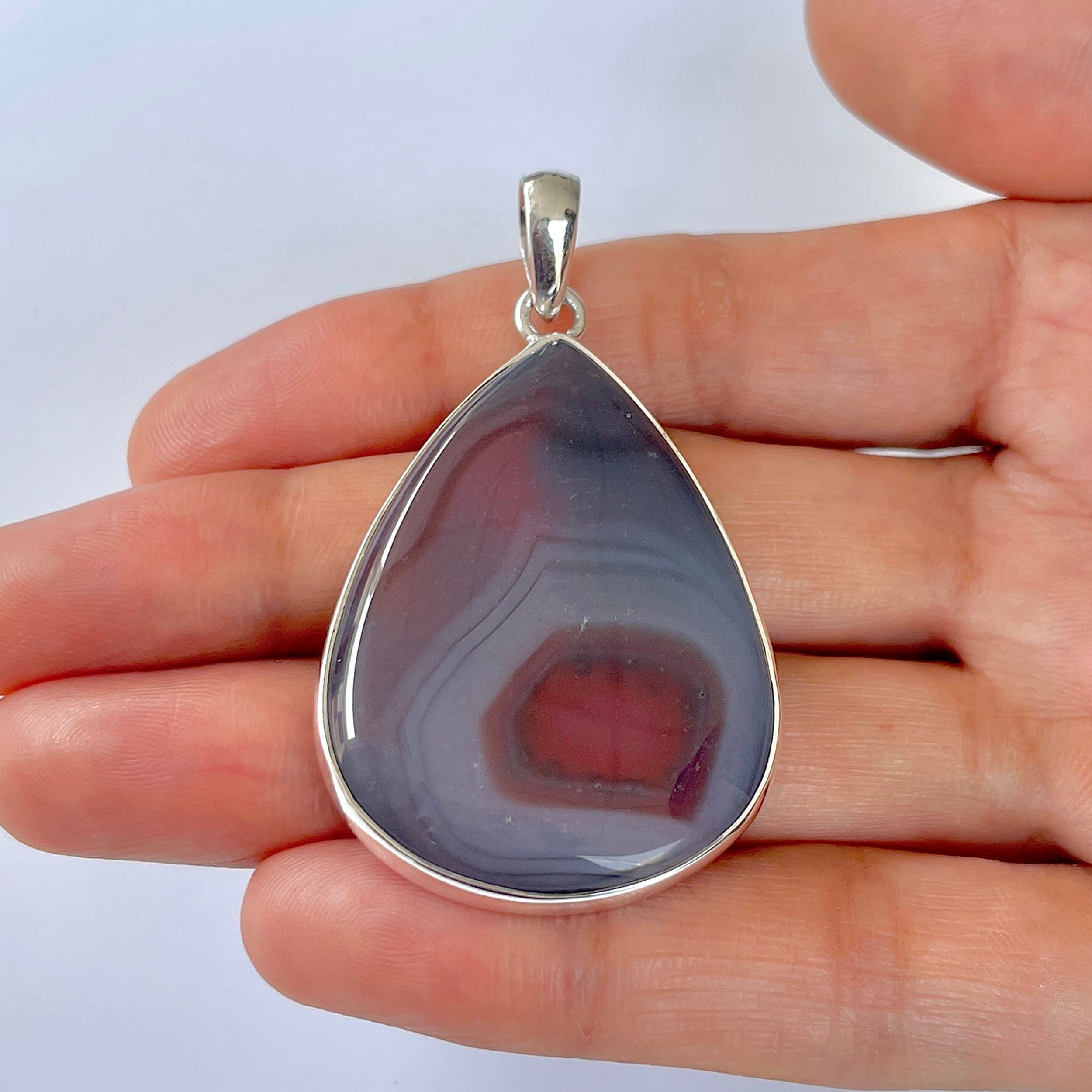 Botswana Agate Pendant-(BWA-1-70)