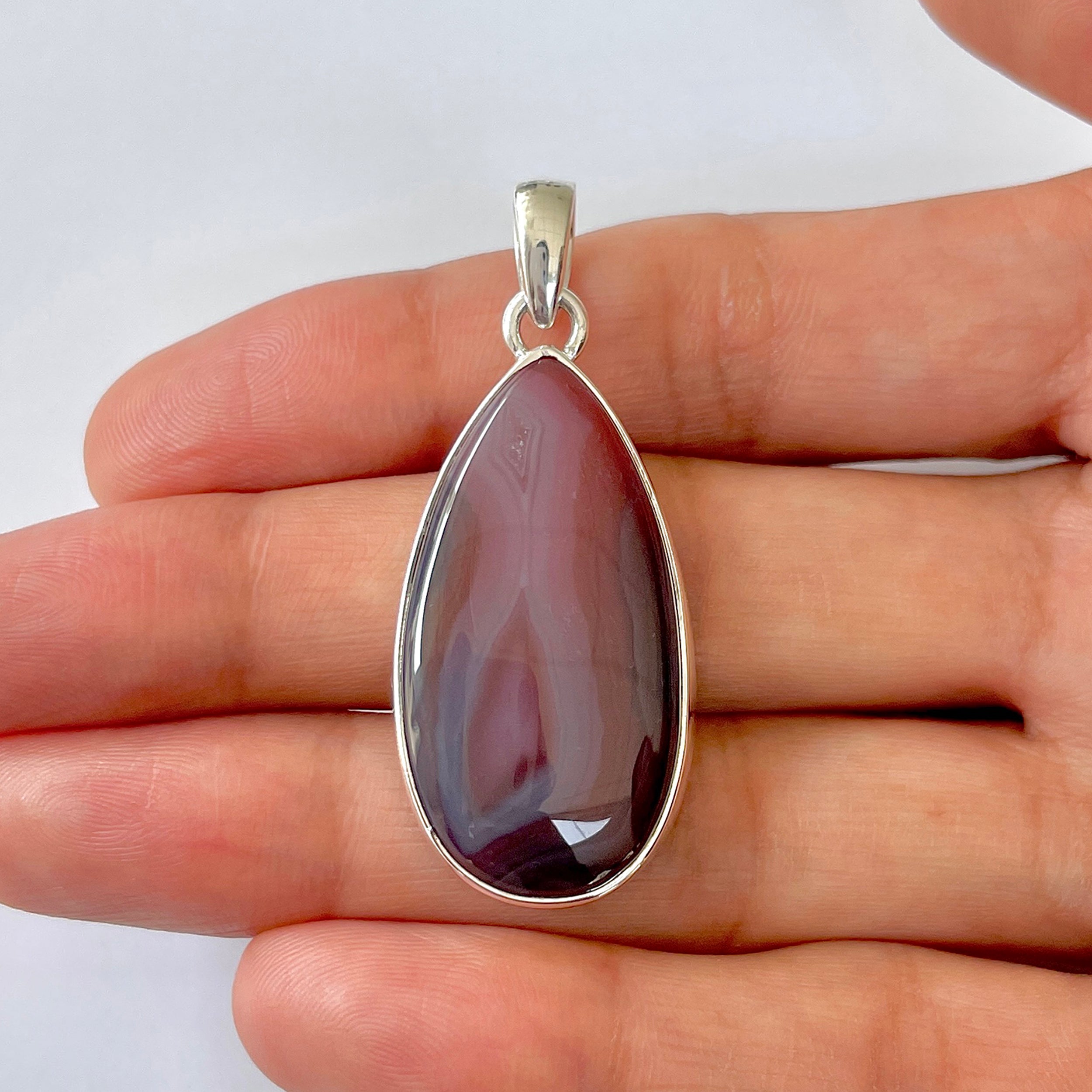 Botswana Agate Pendant-(BWA-1-71)