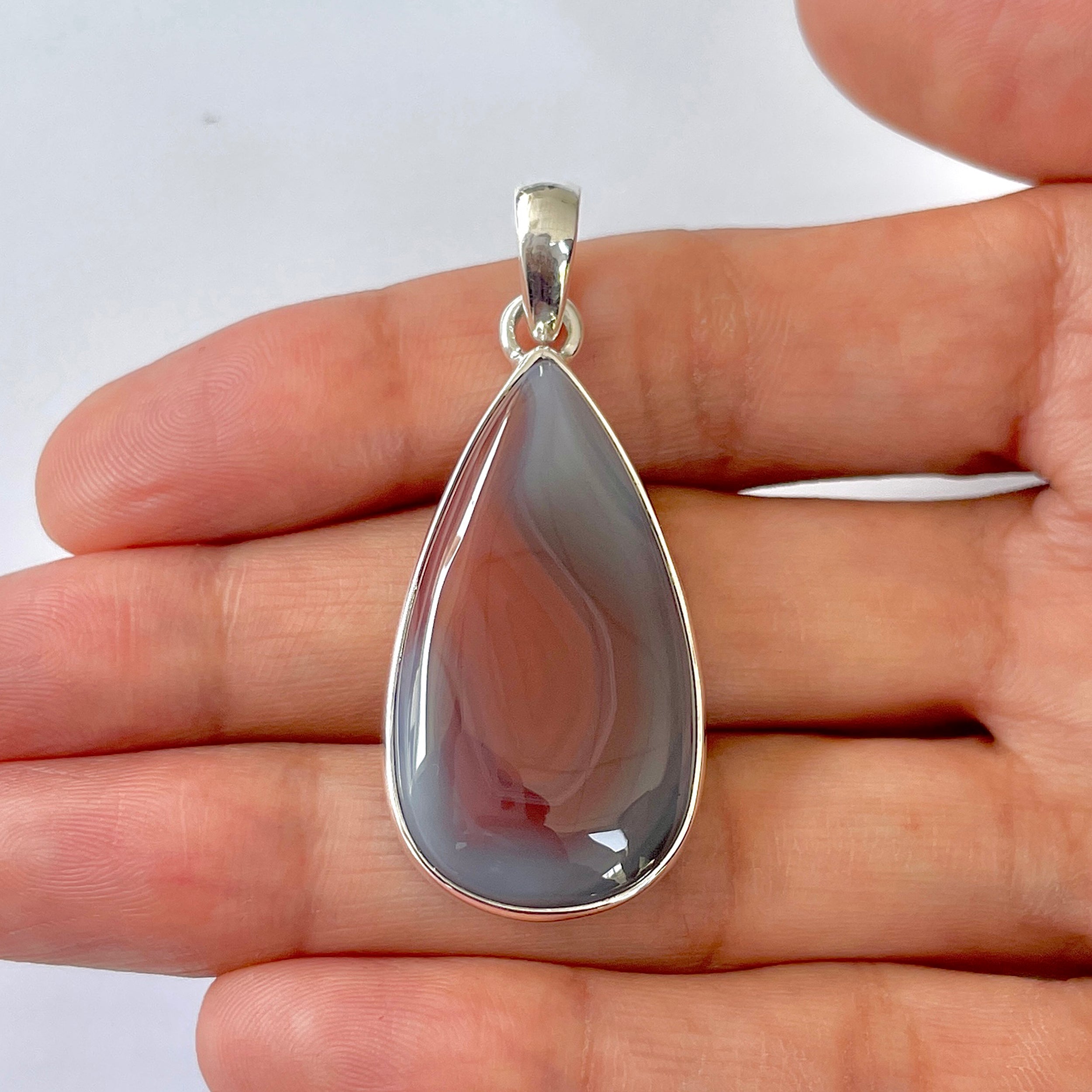 Botswana Agate Pendant-(BWA-1-73)