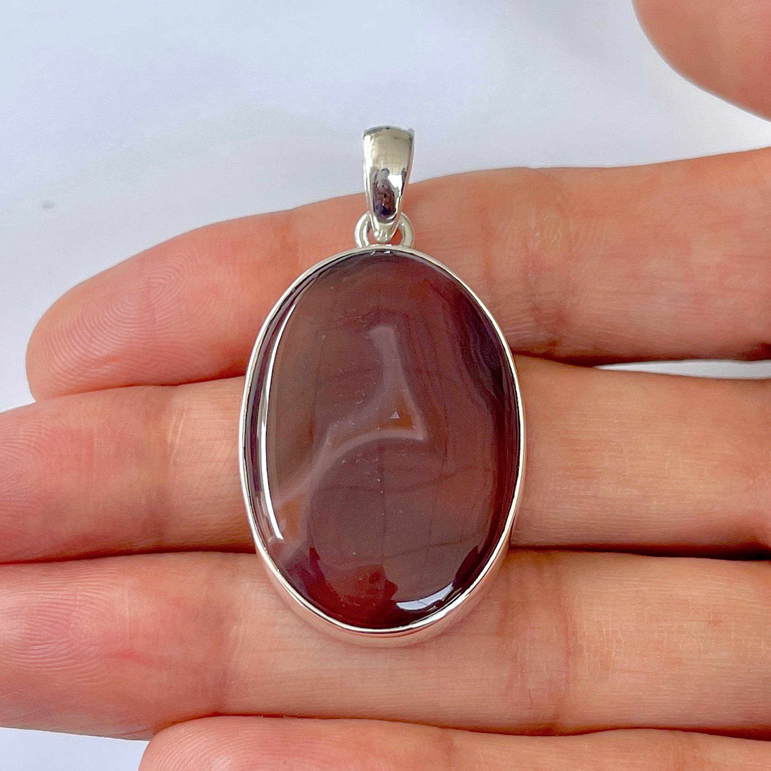 Botswana Agate Pendant-(BWA-1-75)