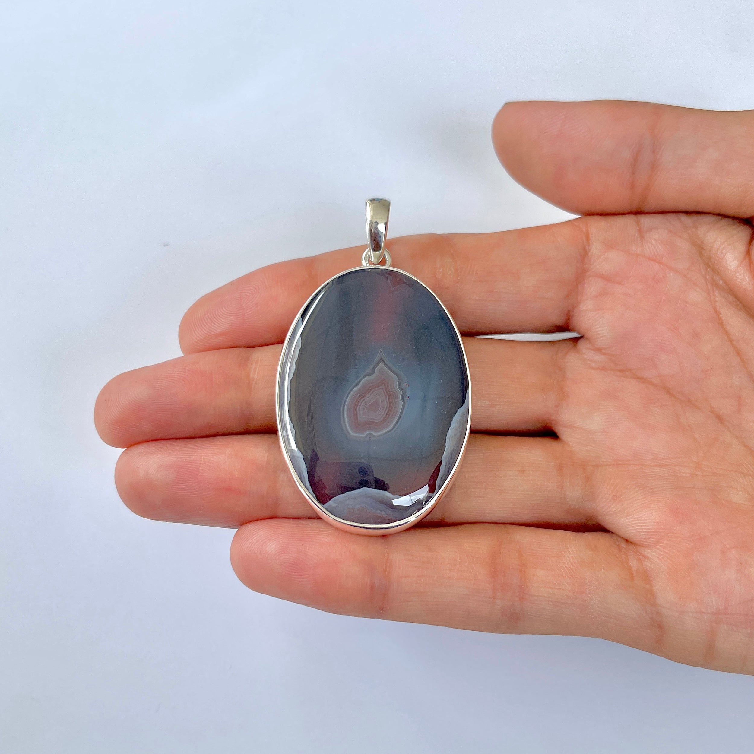 Botswana Agate Pendant-(BWA-1-77)