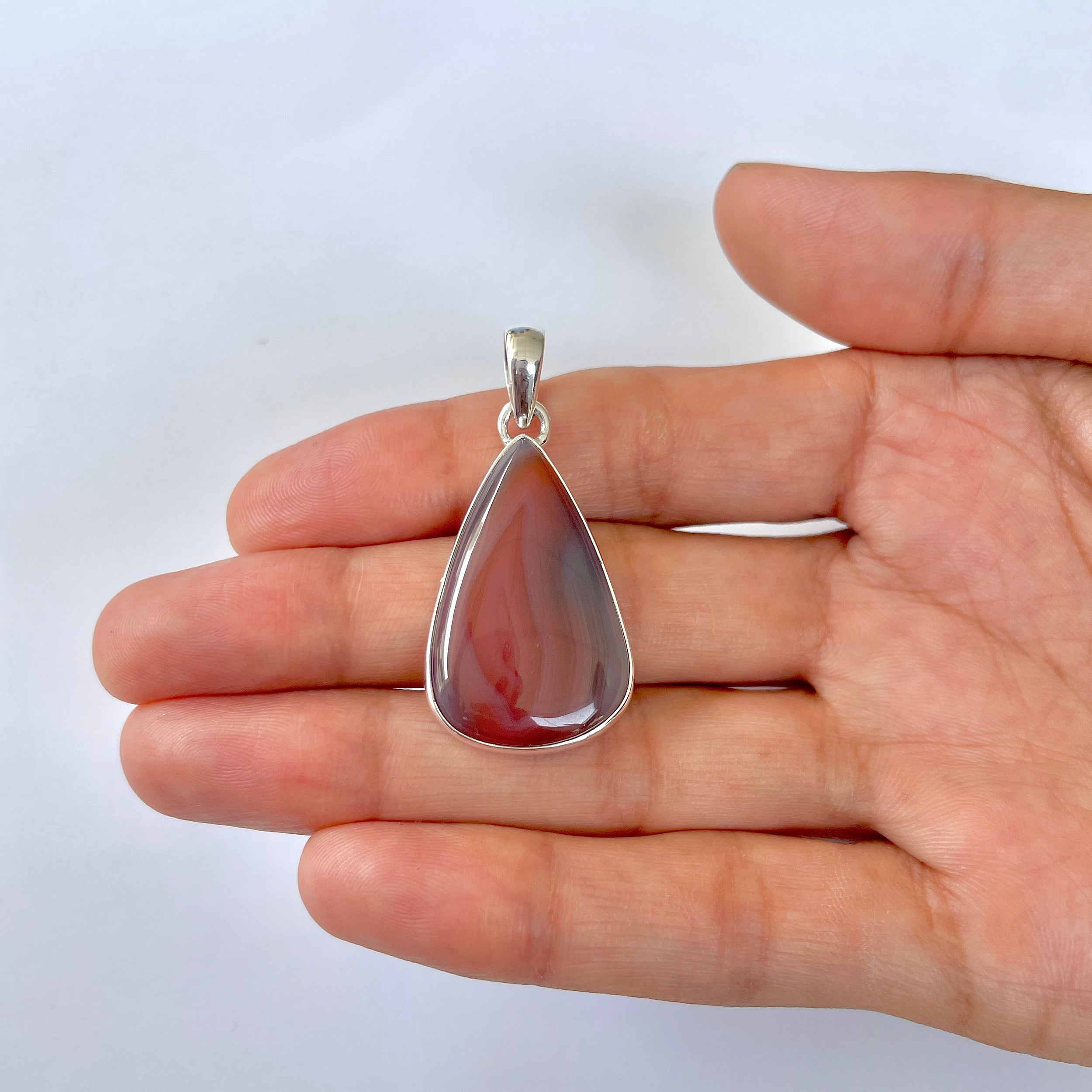 Botswana Agate Pendant-(BWA-1-79)