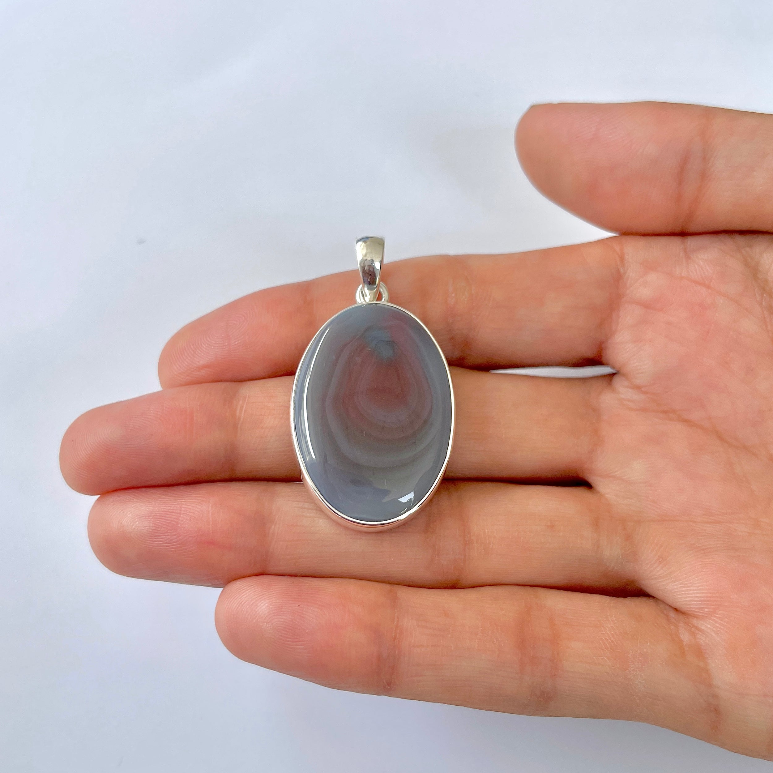 Botswana Agate Pendant-(BWA-1-81)