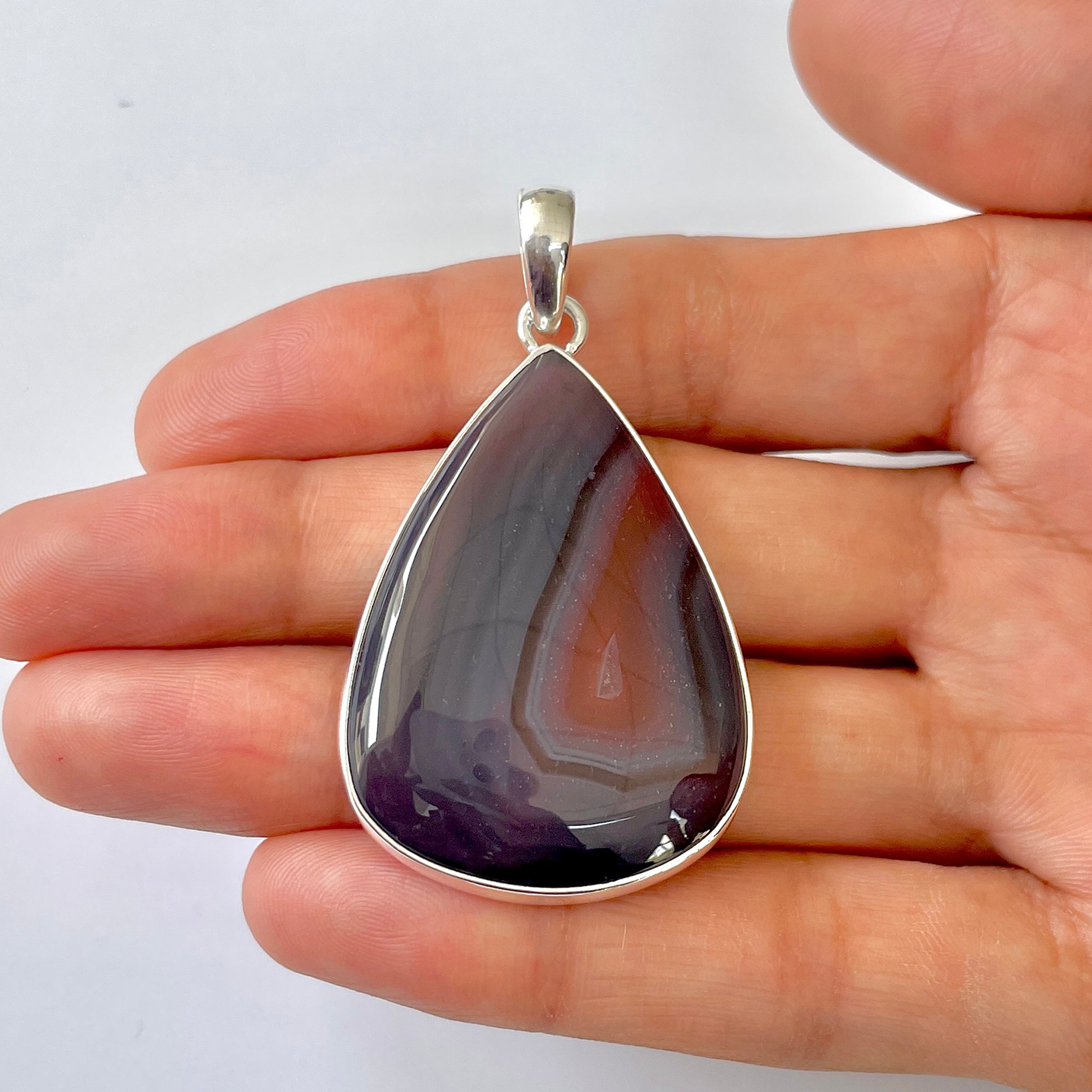 Botswana Agate Pendant-(BWA-1-86)