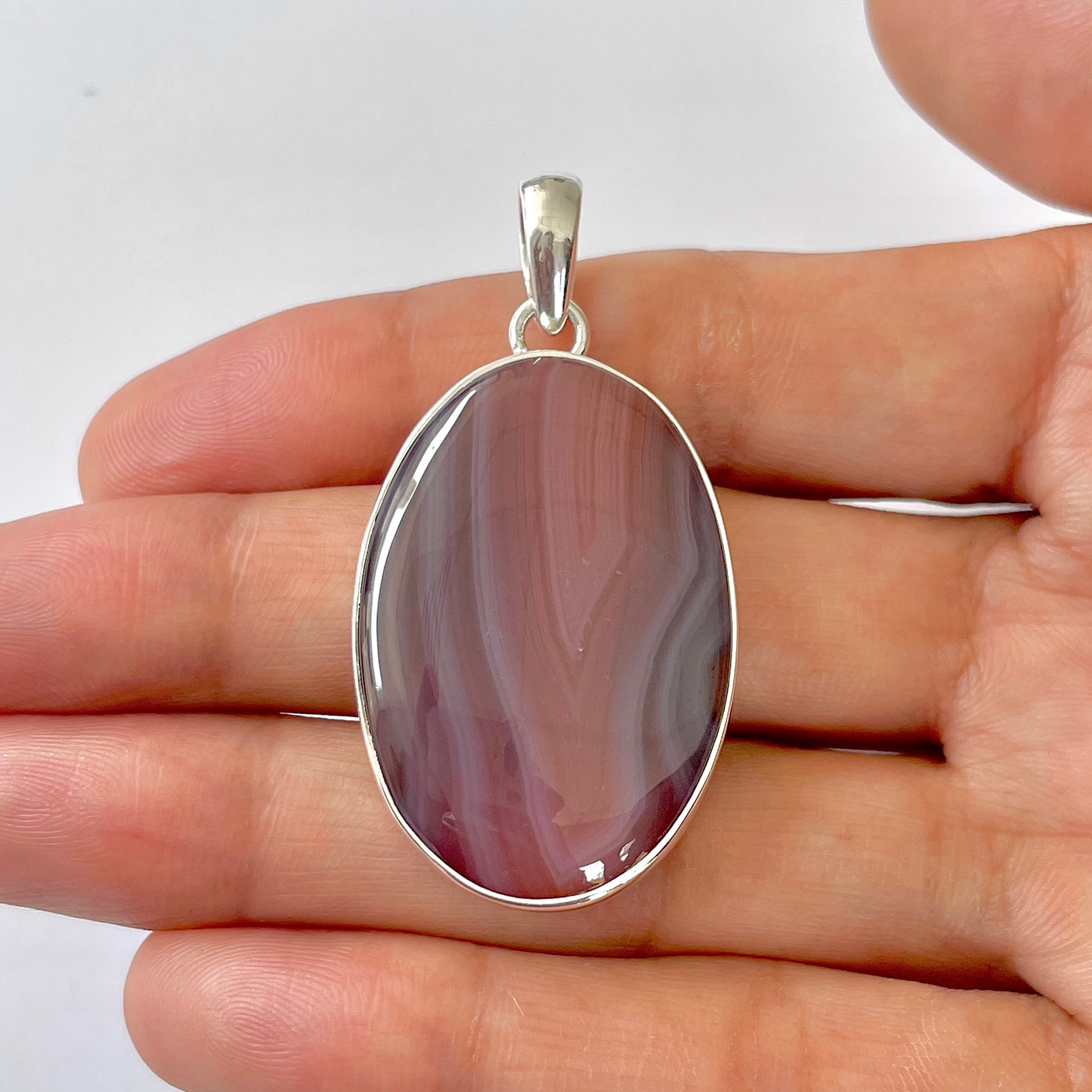 Botswana Agate Pendant-(BWA-1-89)