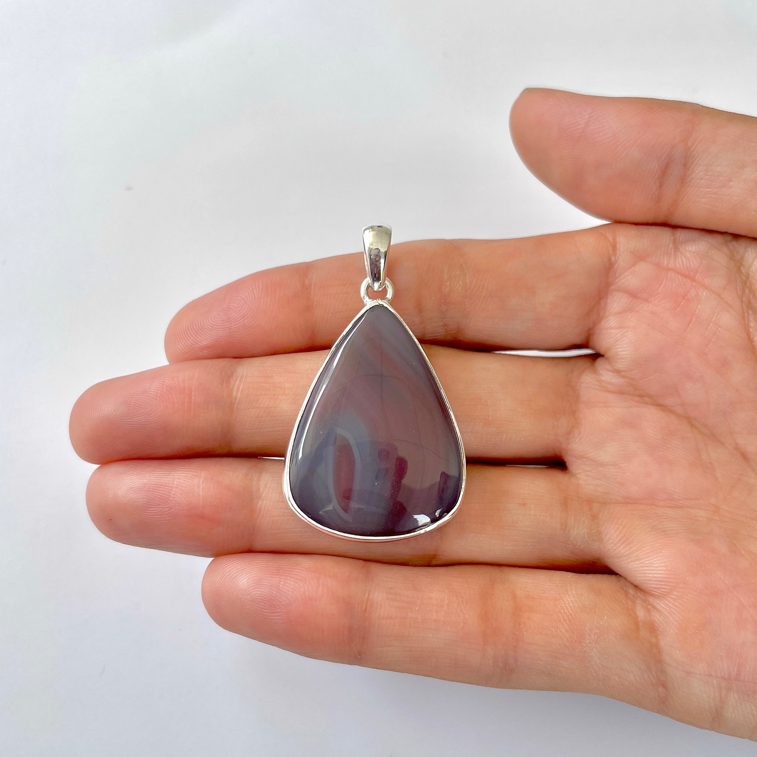 Botswana Agate Pendant-(BWA-1-93)