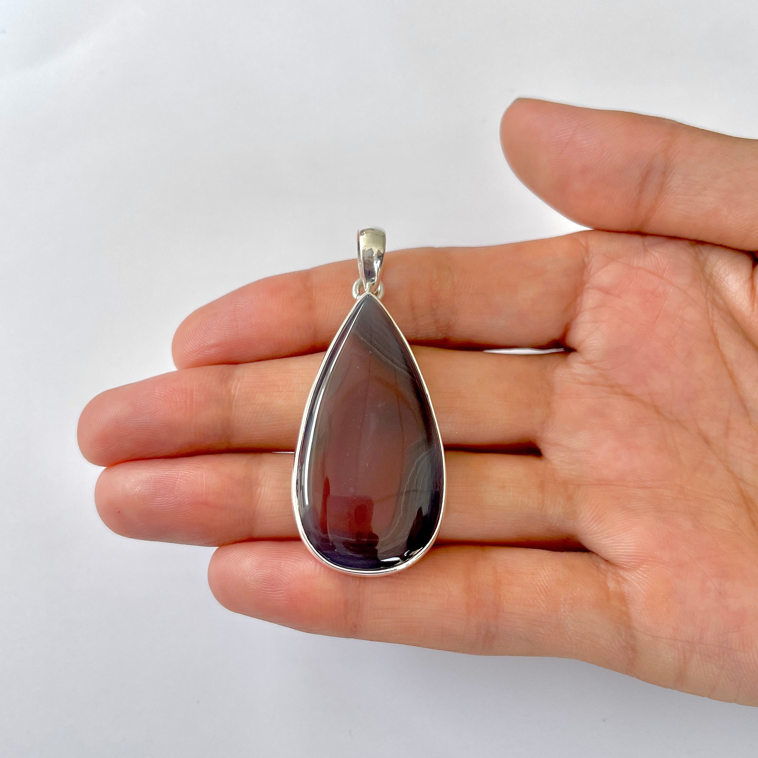 Botswana Agate Pendant-(BWA-1-96)