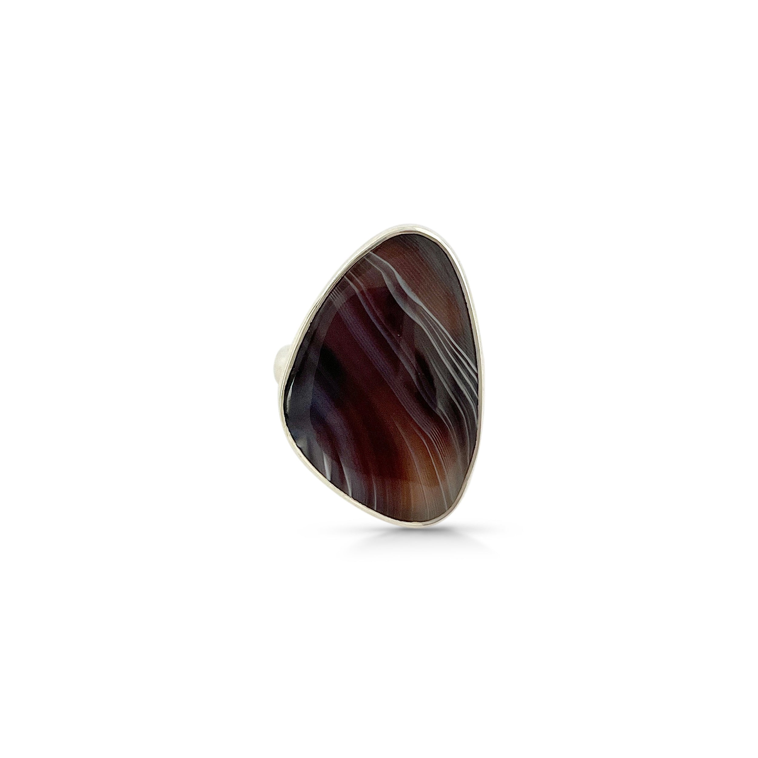 Botswana Agate Ring-(BWA-2-13)