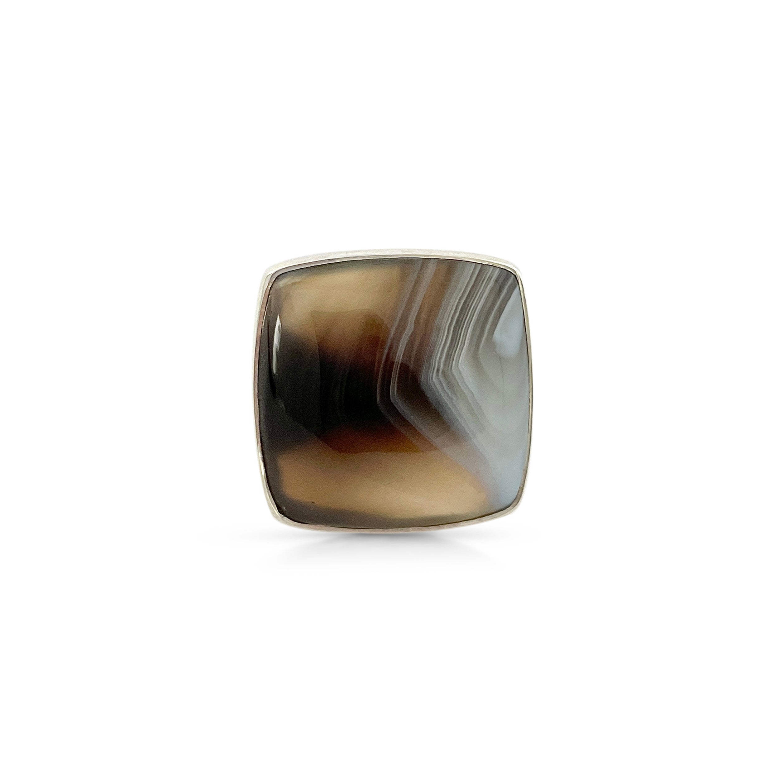 Botswana Agate Ring-(BWA-2-2)
