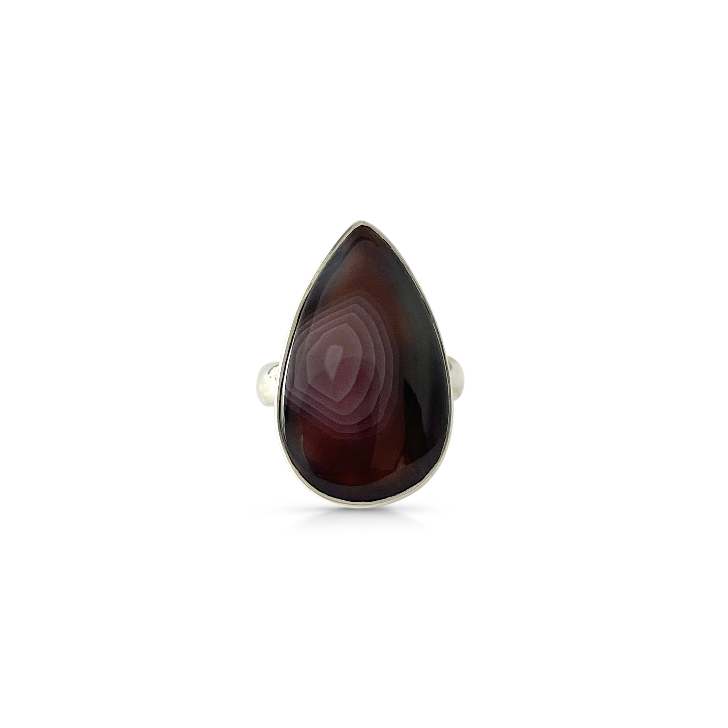 Botswana Agate Ring-(BWA-2-24)