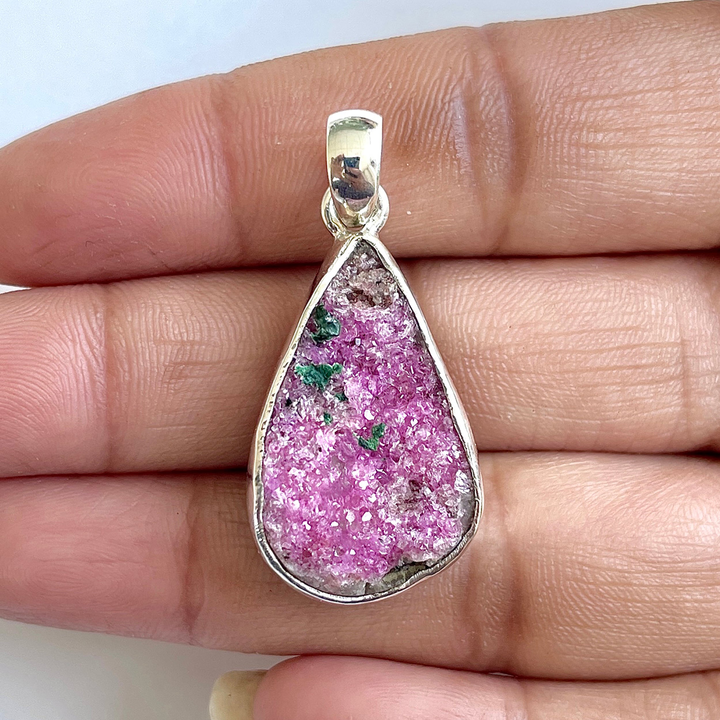 Cobalt Calcite Pendant-(CBC-1-1)