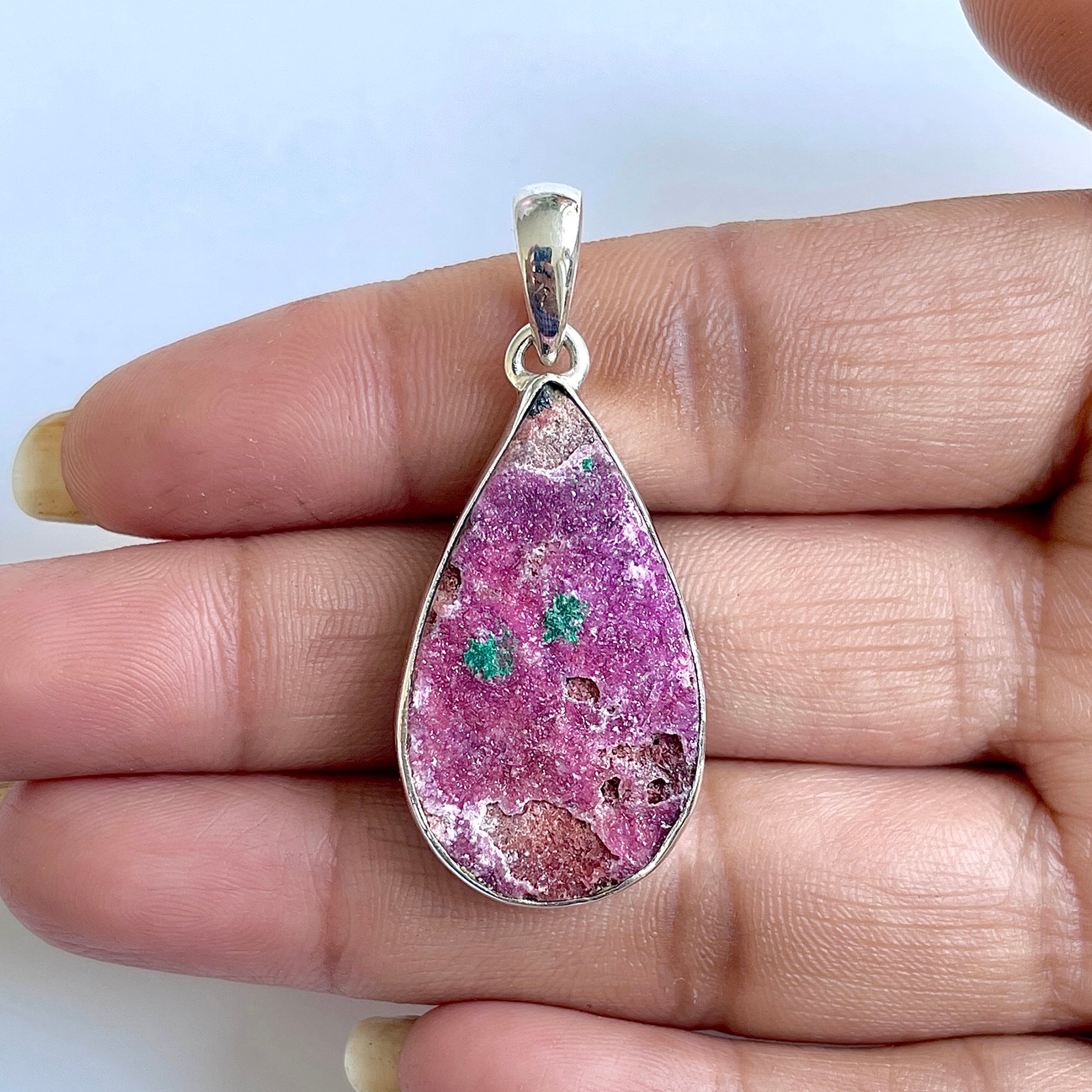 Cobalt Calcite Pendant-(CBC-1-14)