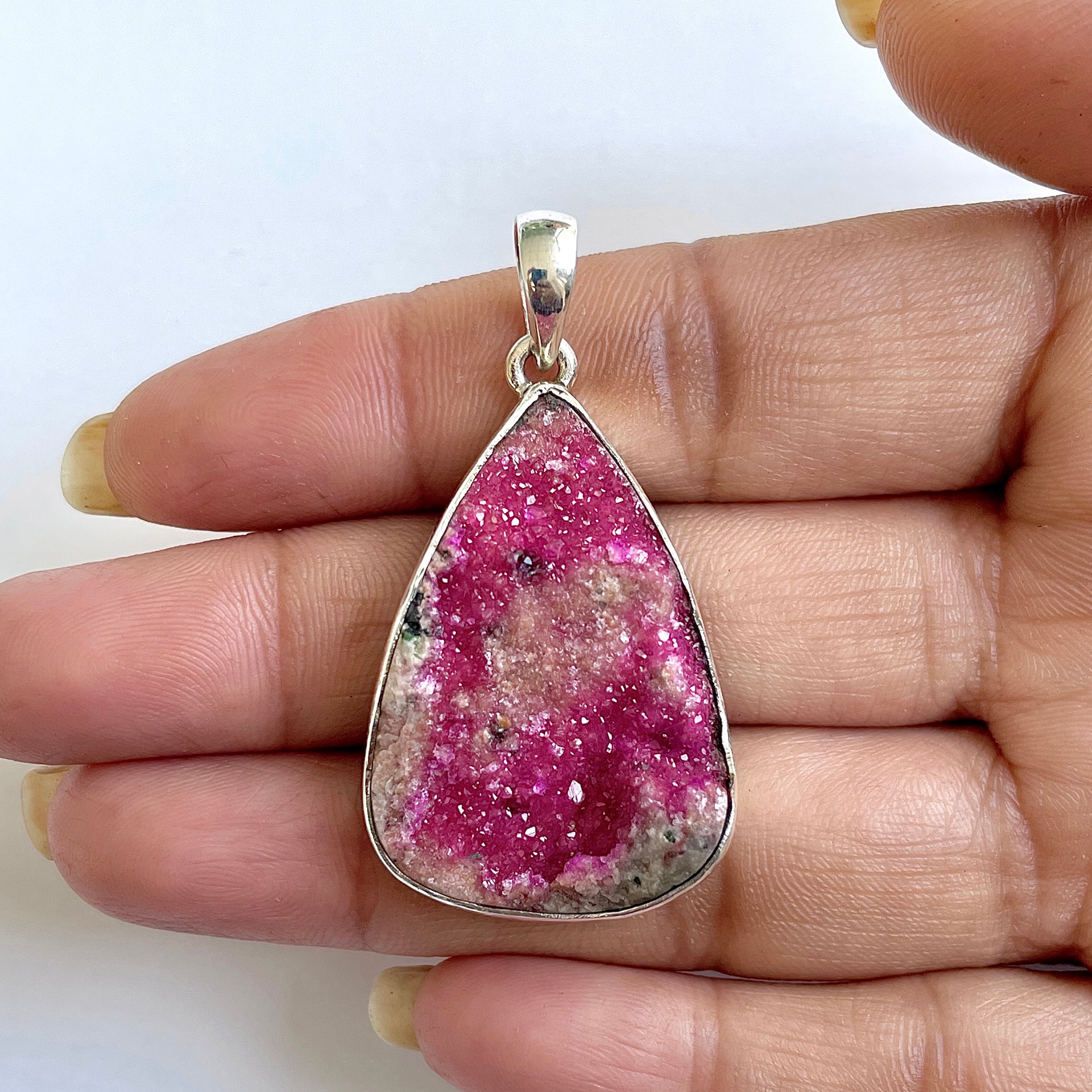 Cobalt Calcite Pendant-(CBC-1-18)