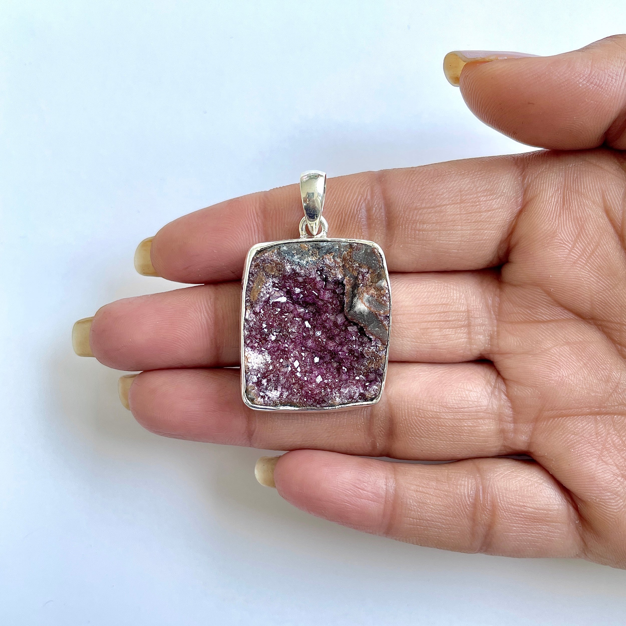 Cobalt Calcite Pendant-(CBC-1-29)