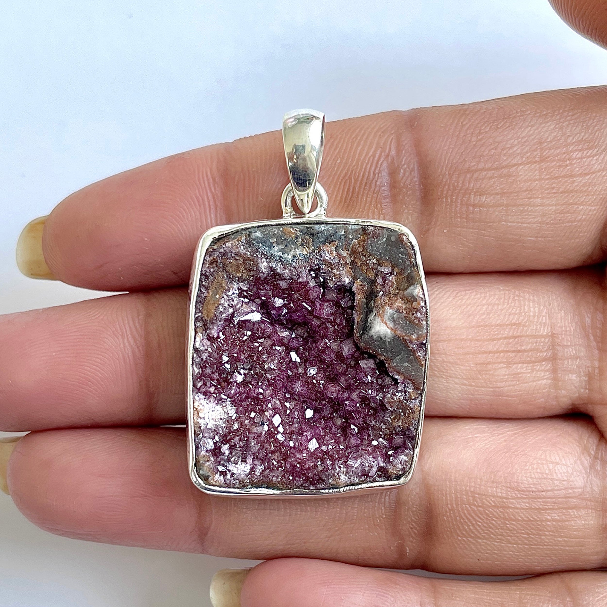 Cobalt Calcite Pendant-(CBC-1-29)