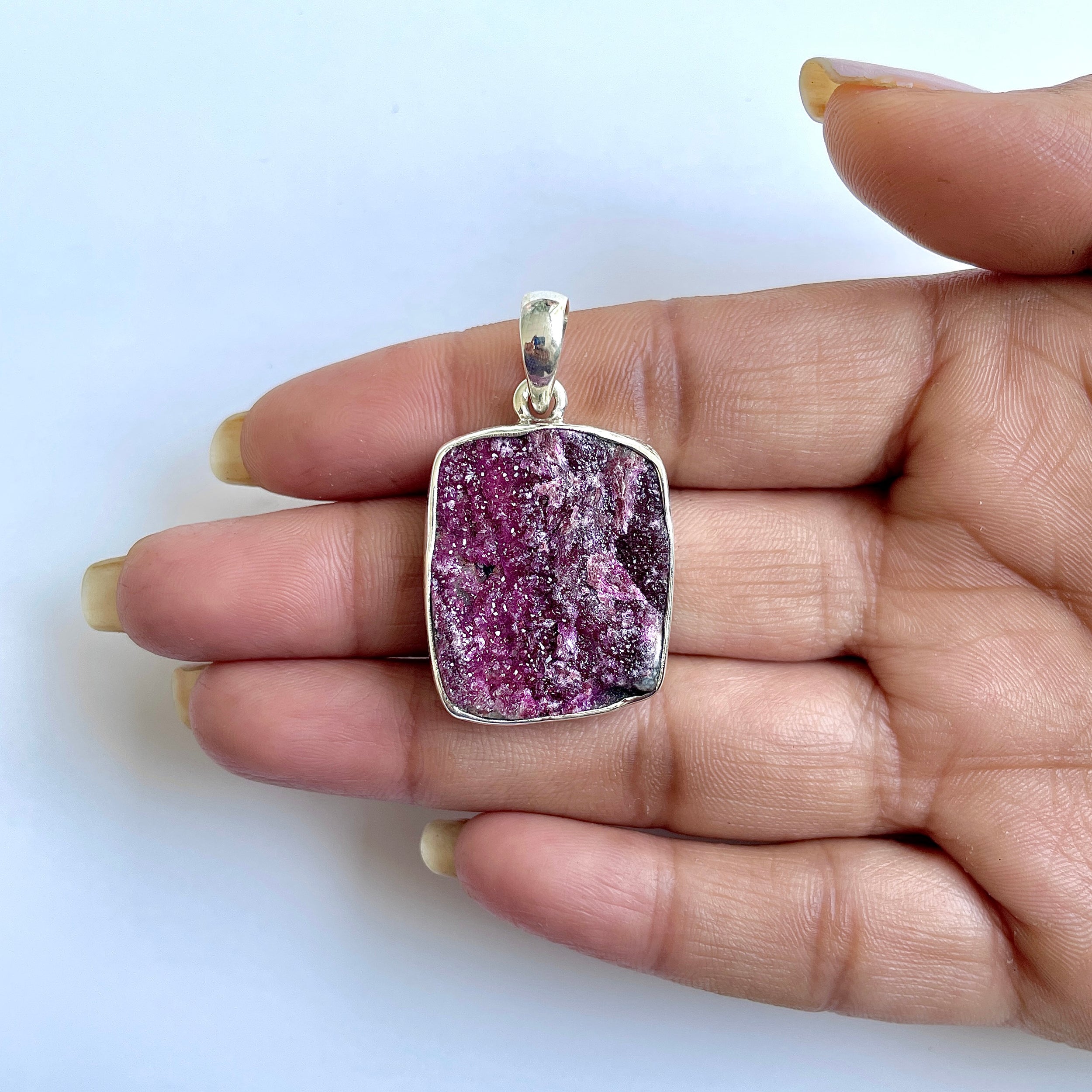 Cobalt Calcite Pendant-(CBC-1-46)