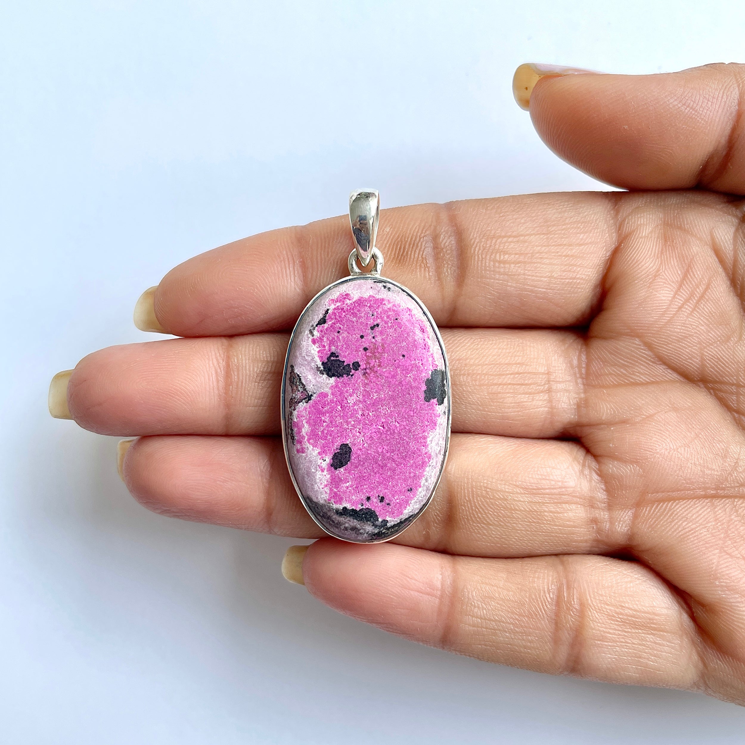 Cobalt Calcite Pendant-(CBC-1-59)