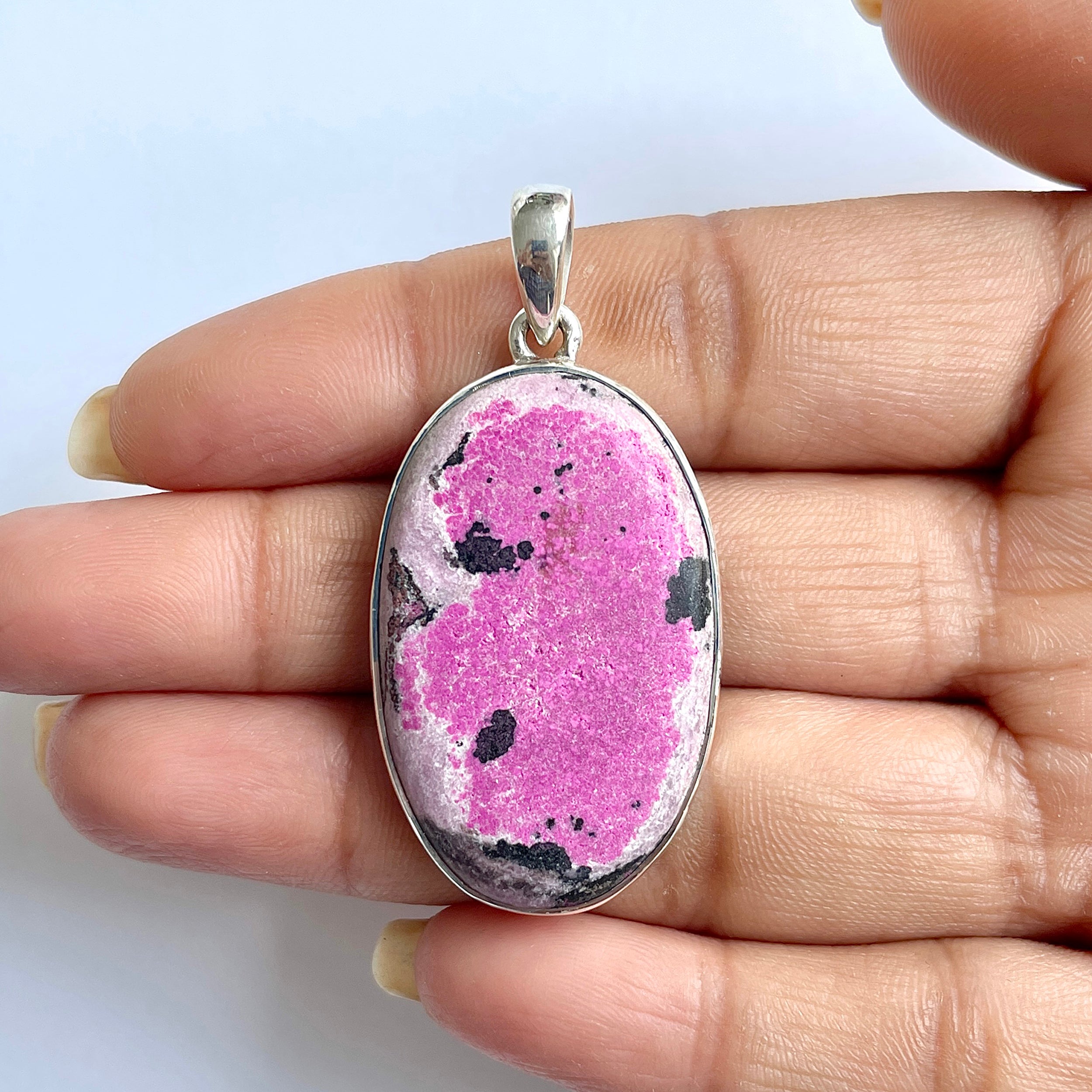 Cobalt Calcite Pendant-(CBC-1-59)