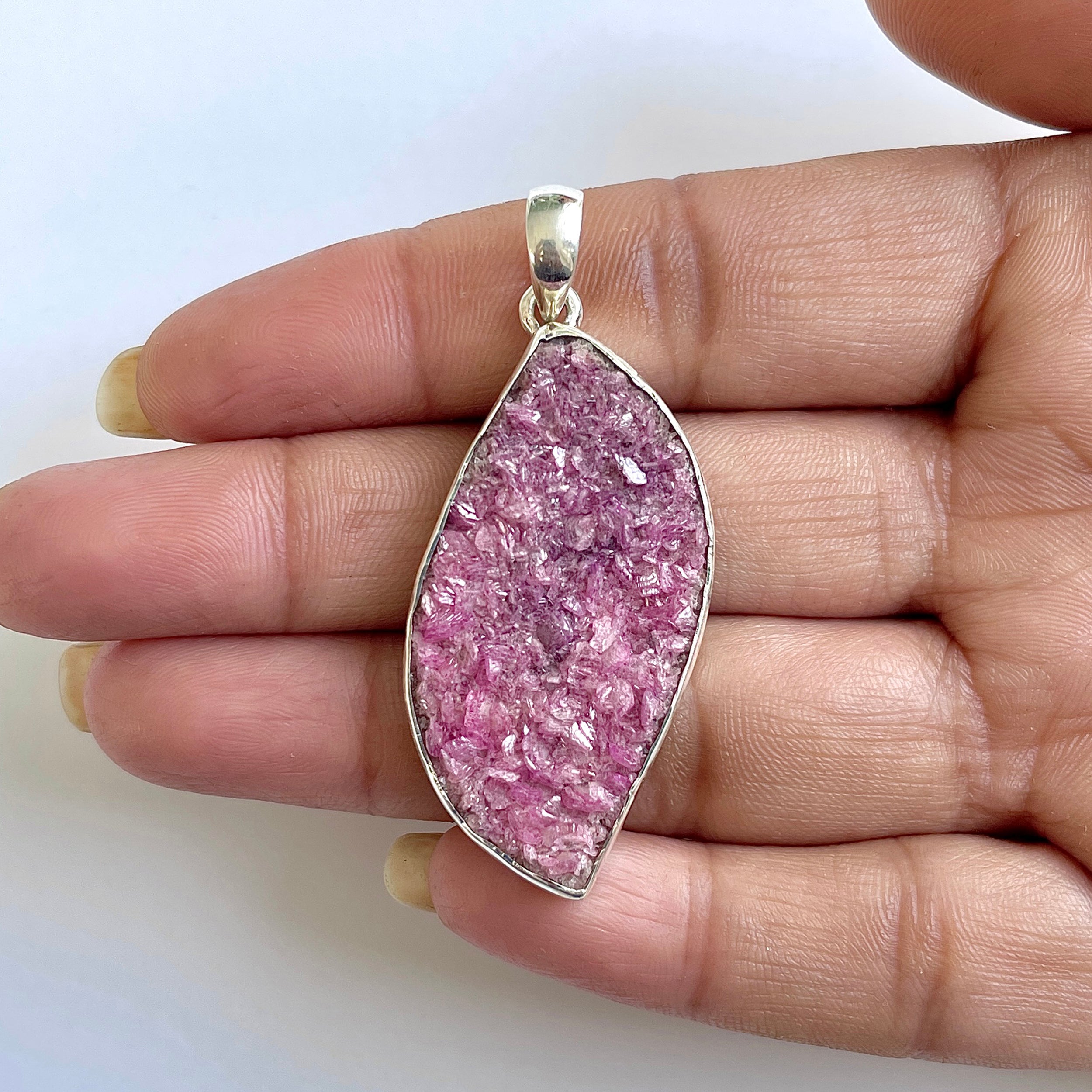 Cobalt Calcite Pendant-(CBC-1-7)