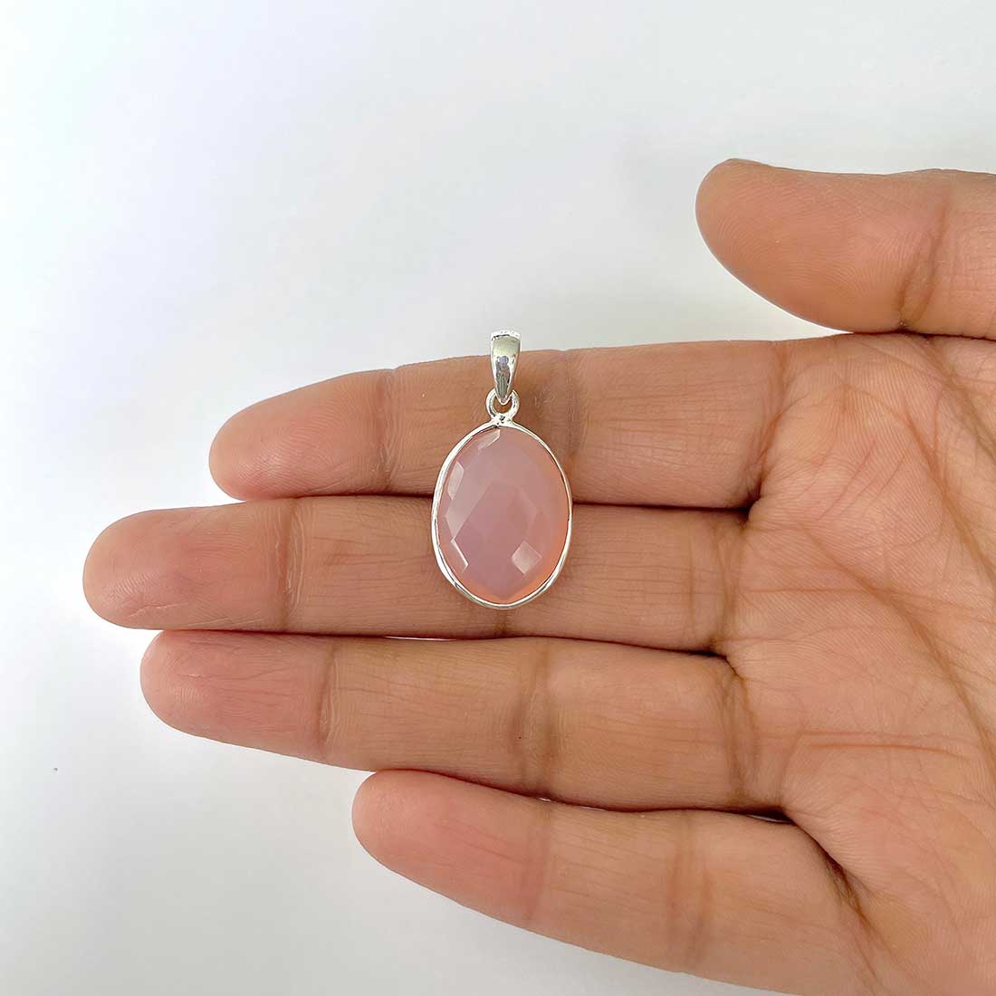Chalcedony Pendant-(CHD-1-41)