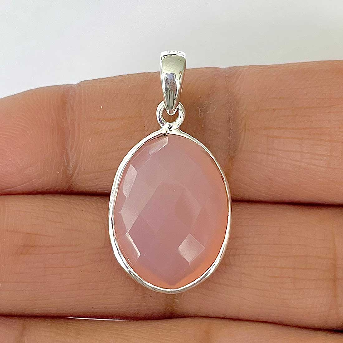Chalcedony Pendant-(CHD-1-41)