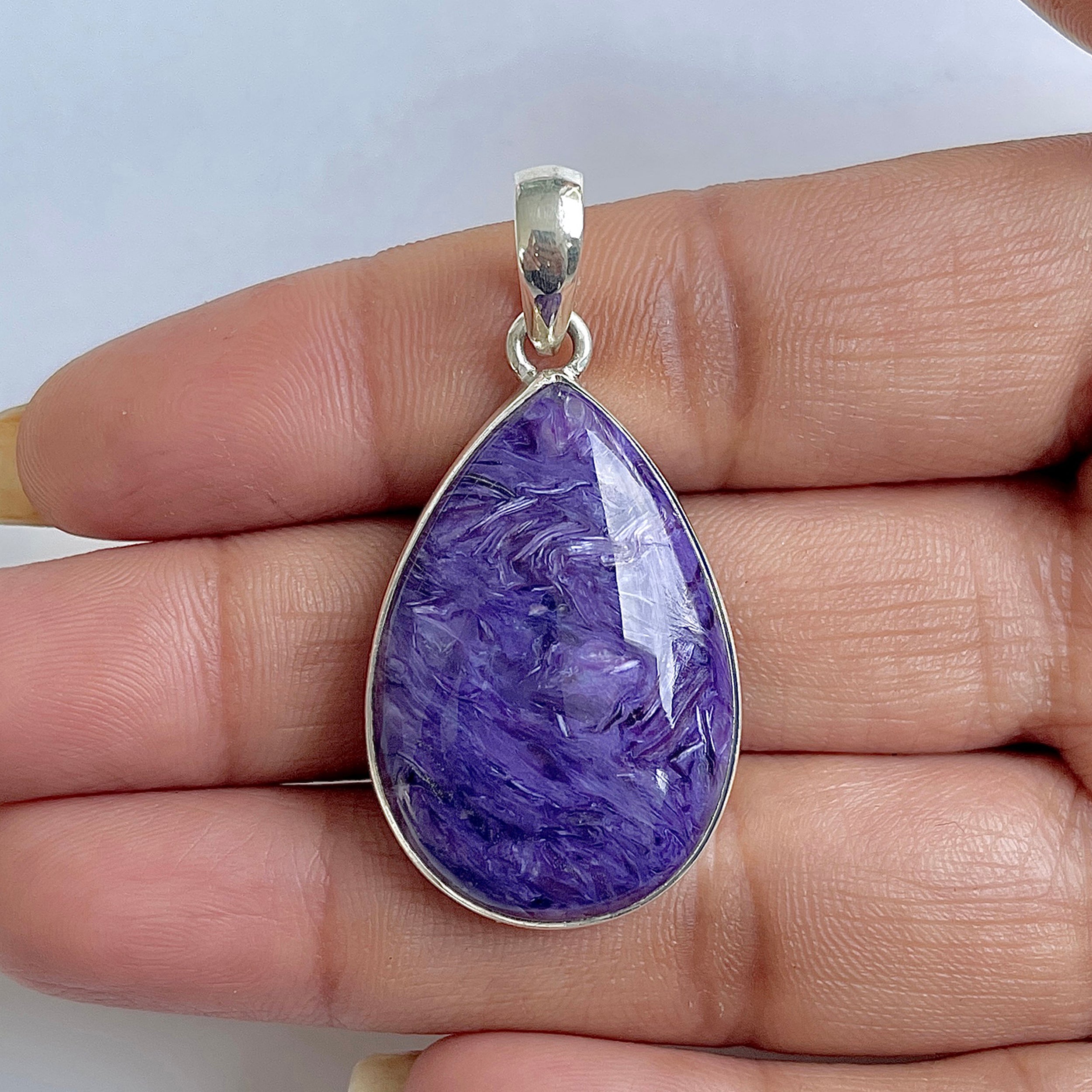 Charoite Pendant-(CHR-1-11)