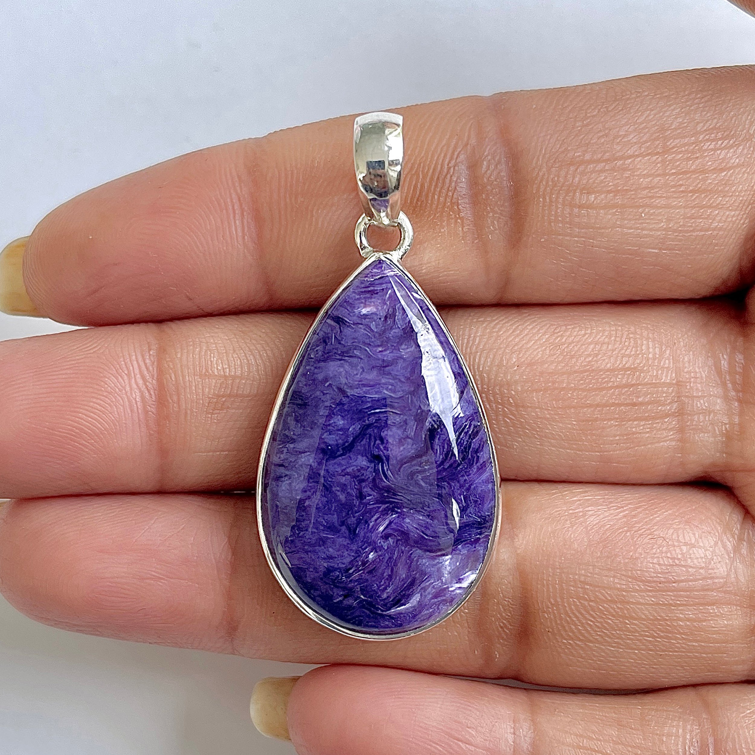 Charoite Pendant-(CHR-1-13)