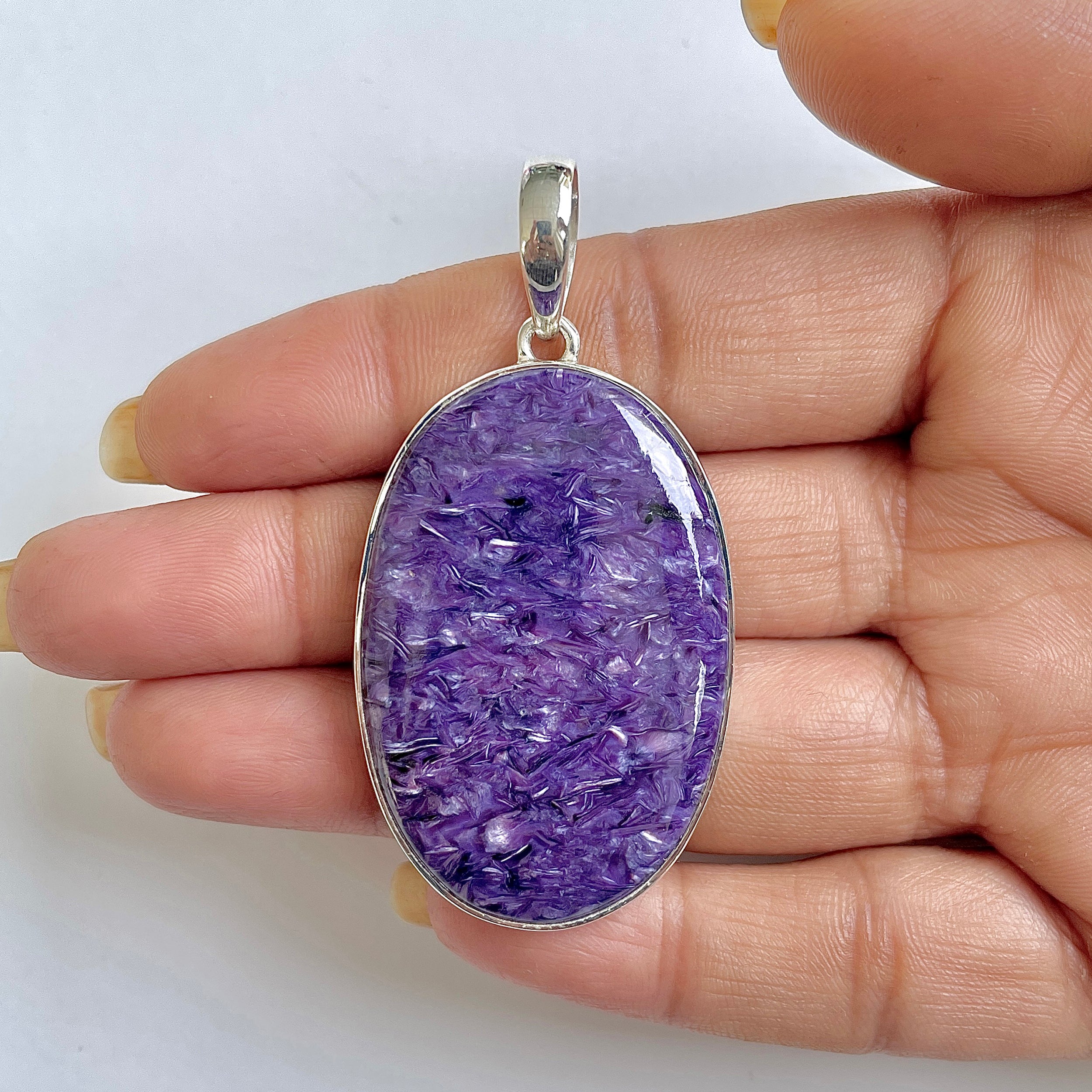 Charoite Pendant-(CHR-1-15)