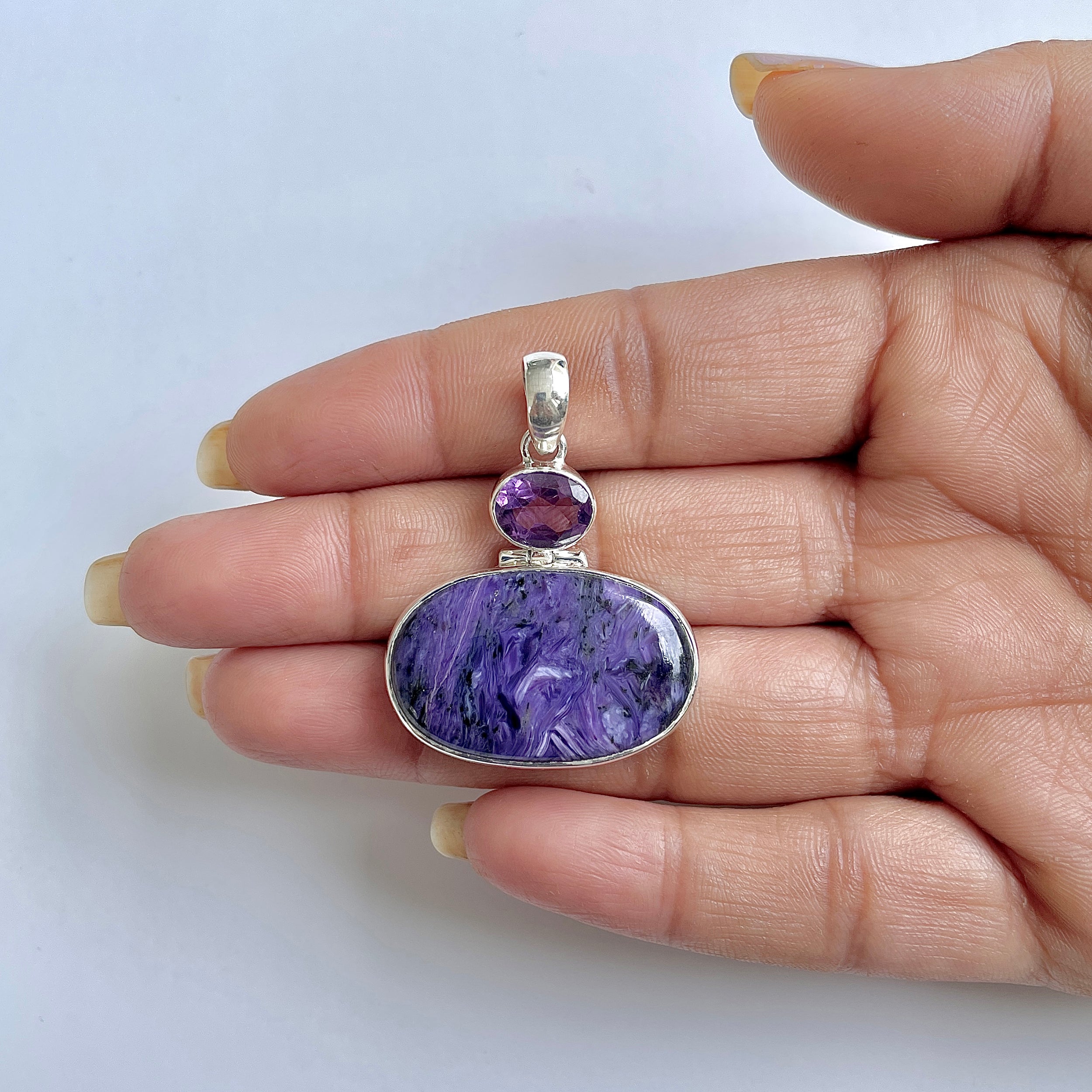 Charoite Pendant-(CHR-1-18)