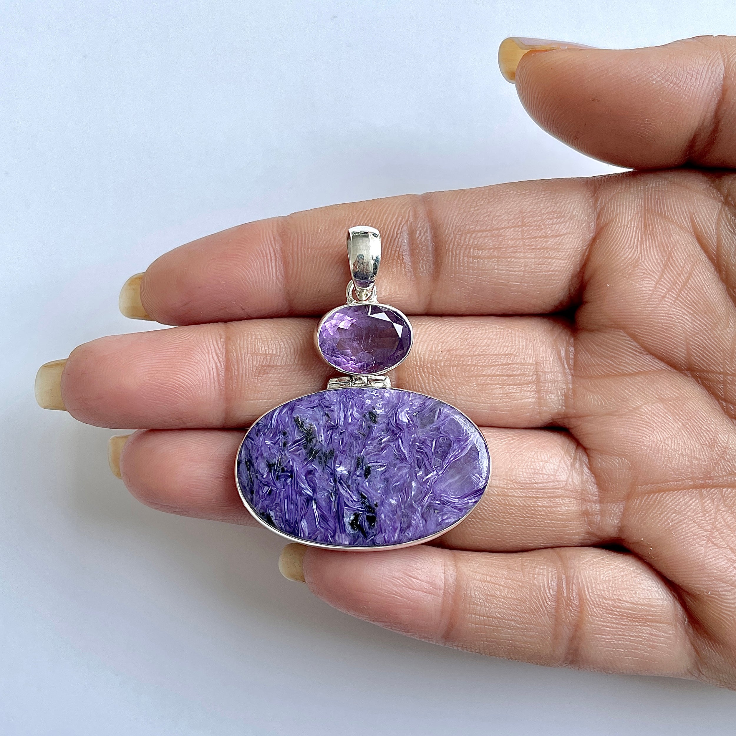 Charoite Pendant-(CHR-1-22)