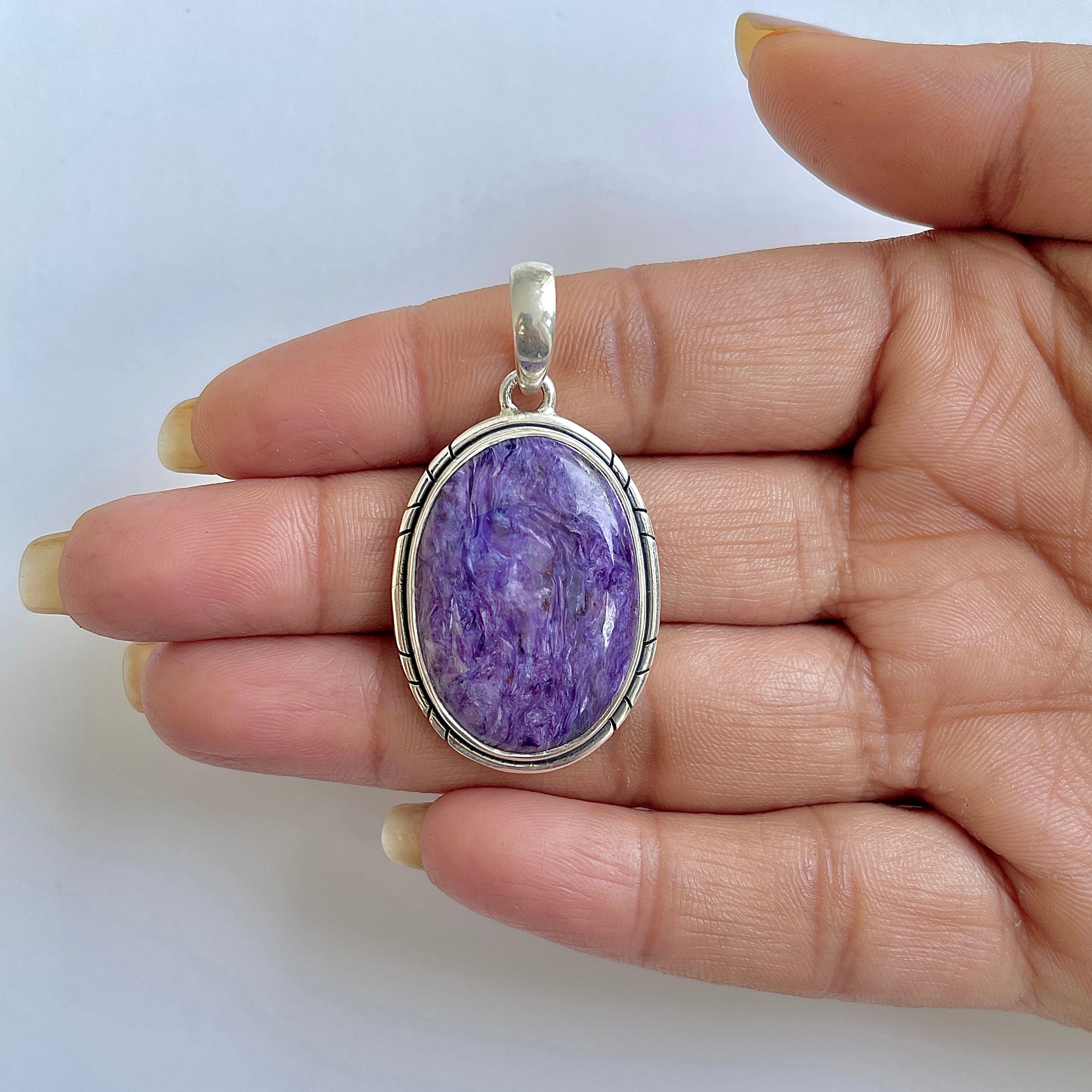 Charoite Pendant-(CHR-1-23)