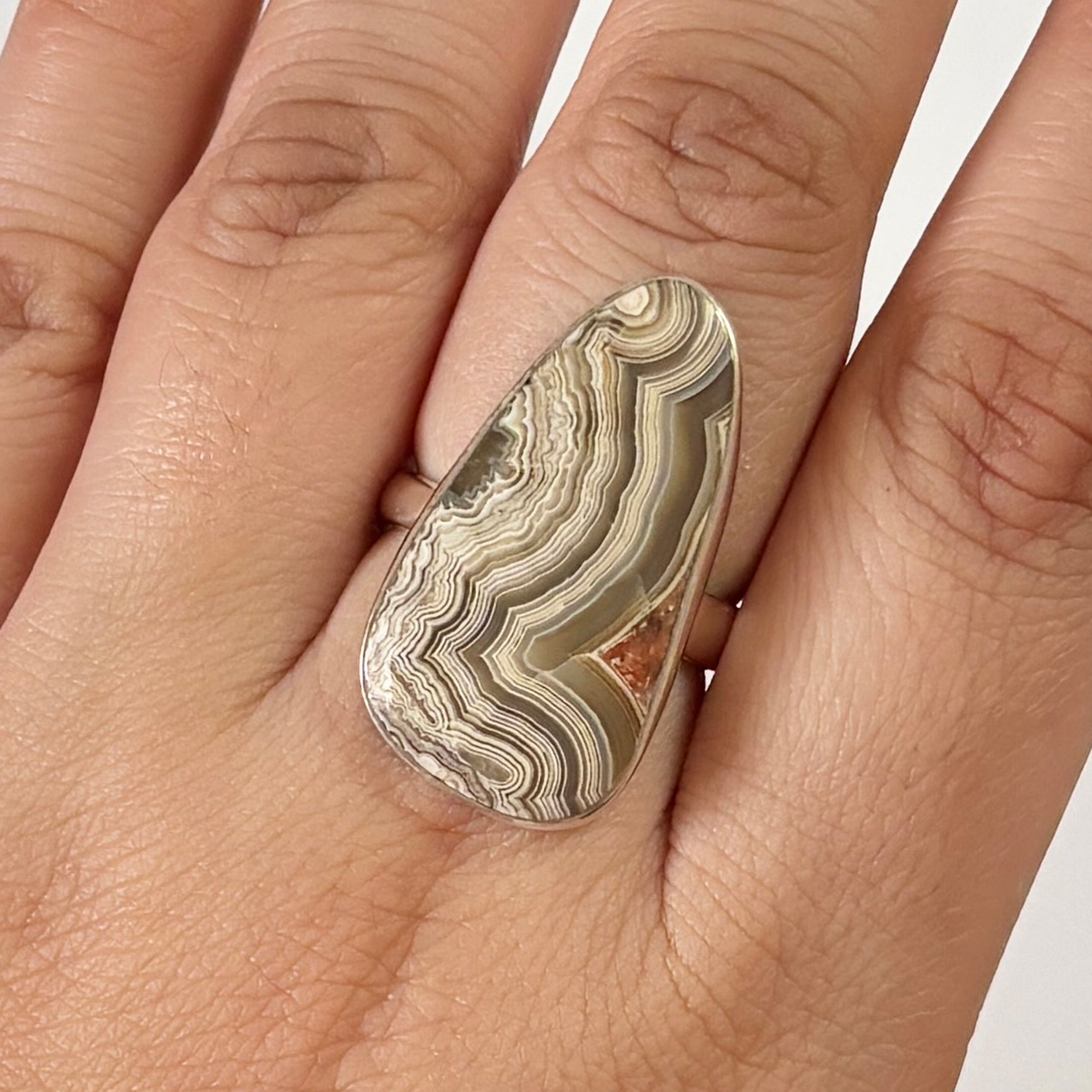 Crazy Lace Agate Ring-(CLA-2-10)
