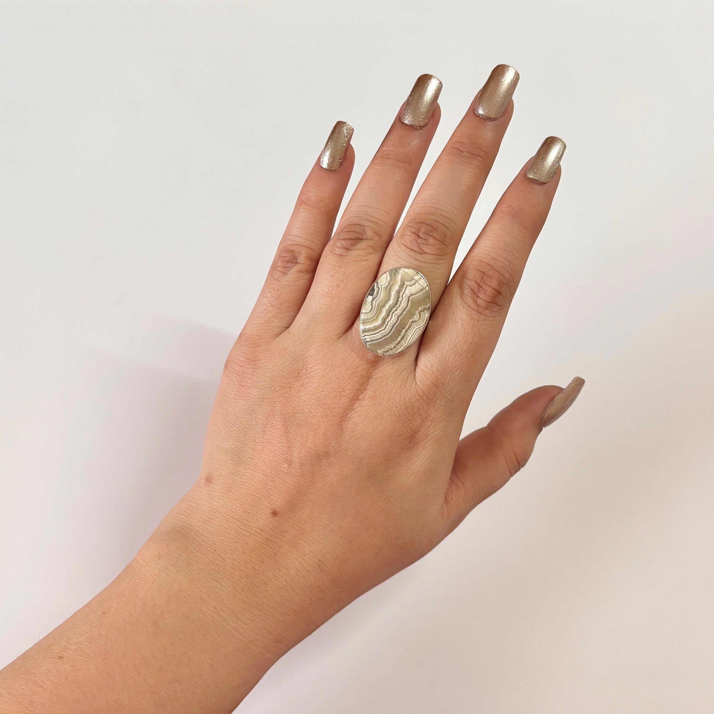 Crazy Lace Agate Ring-(CLA-2-14)