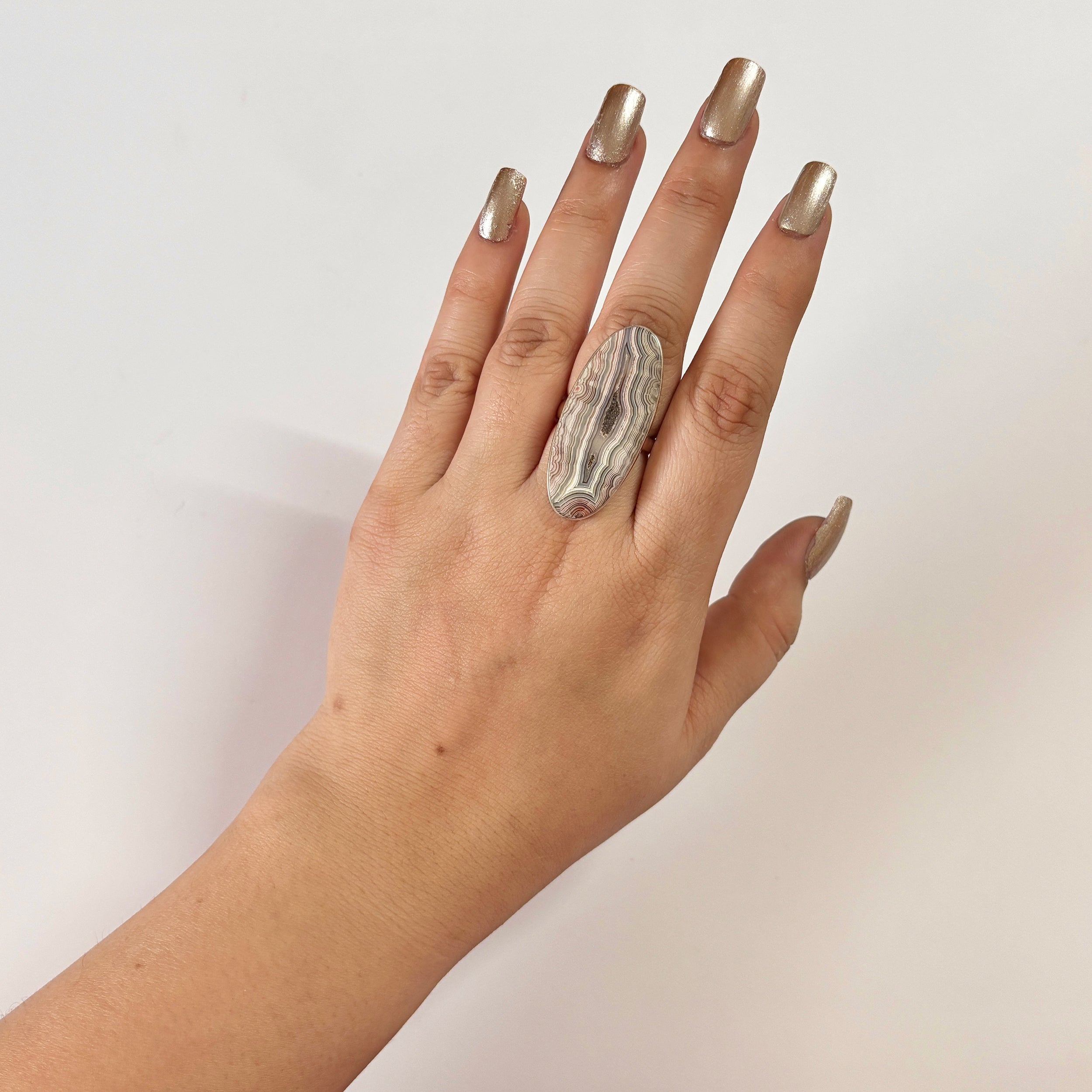 Crazy Lace Agate Ring-(CLA-2-3)