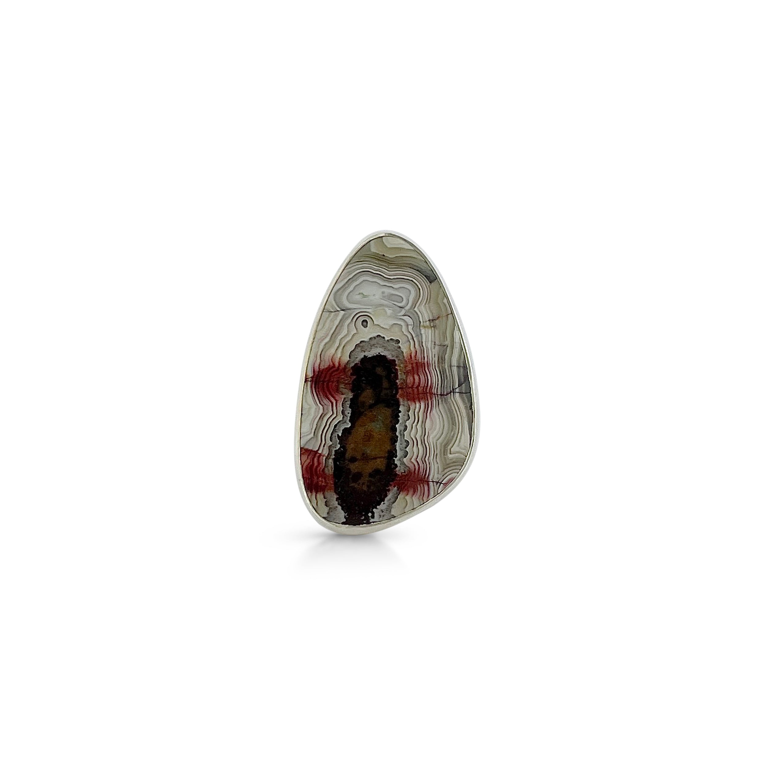 Crazy Lace Agate Ring-(CLA-2-4)