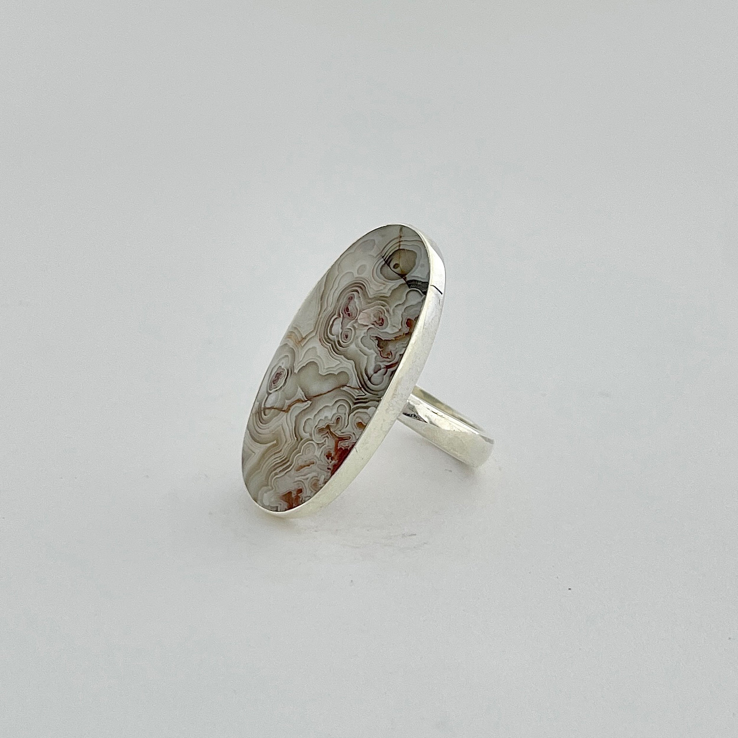 Crazy Lace Agate Ring-(CLA-2-6)