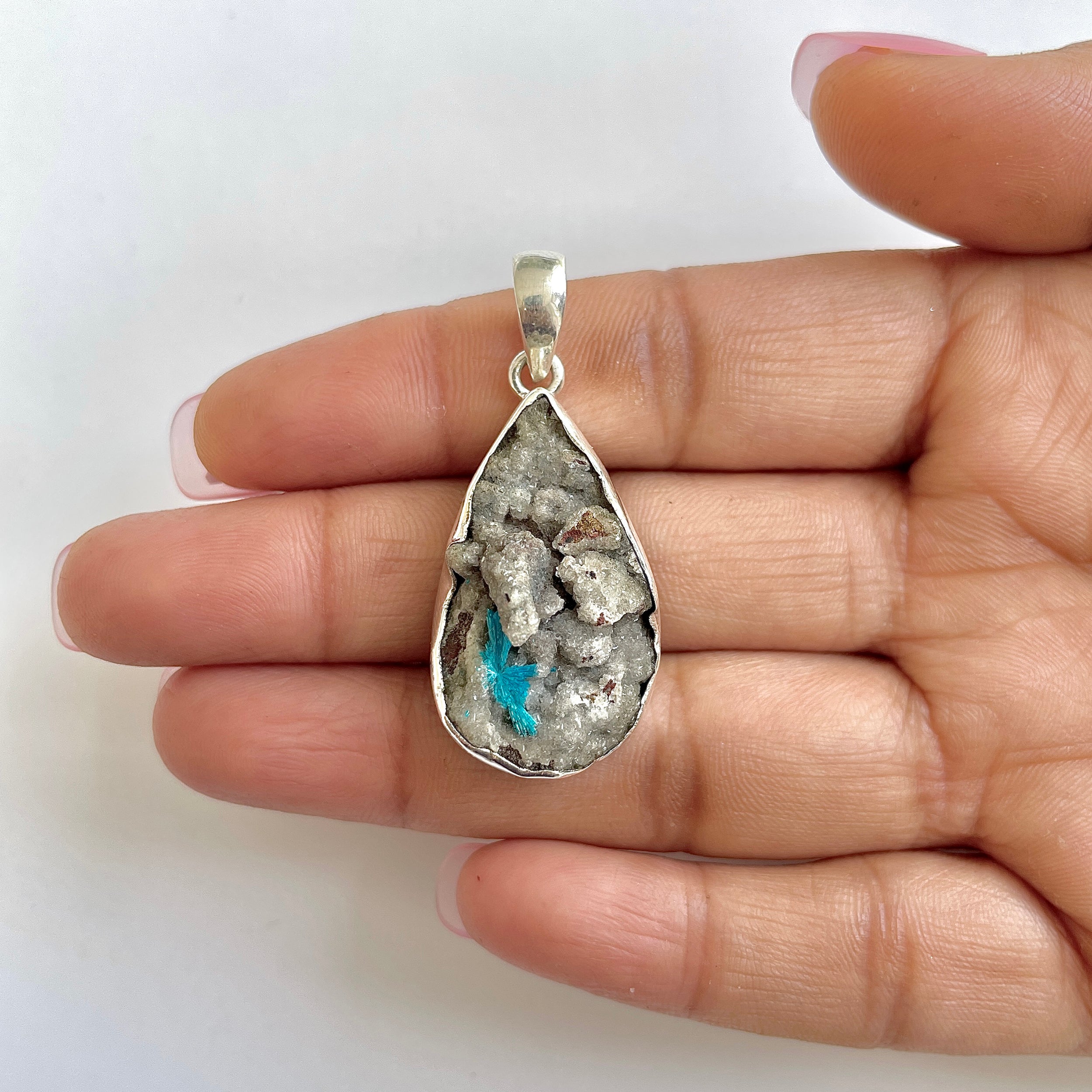 Cavansite Pendant-(CVS-1-1)